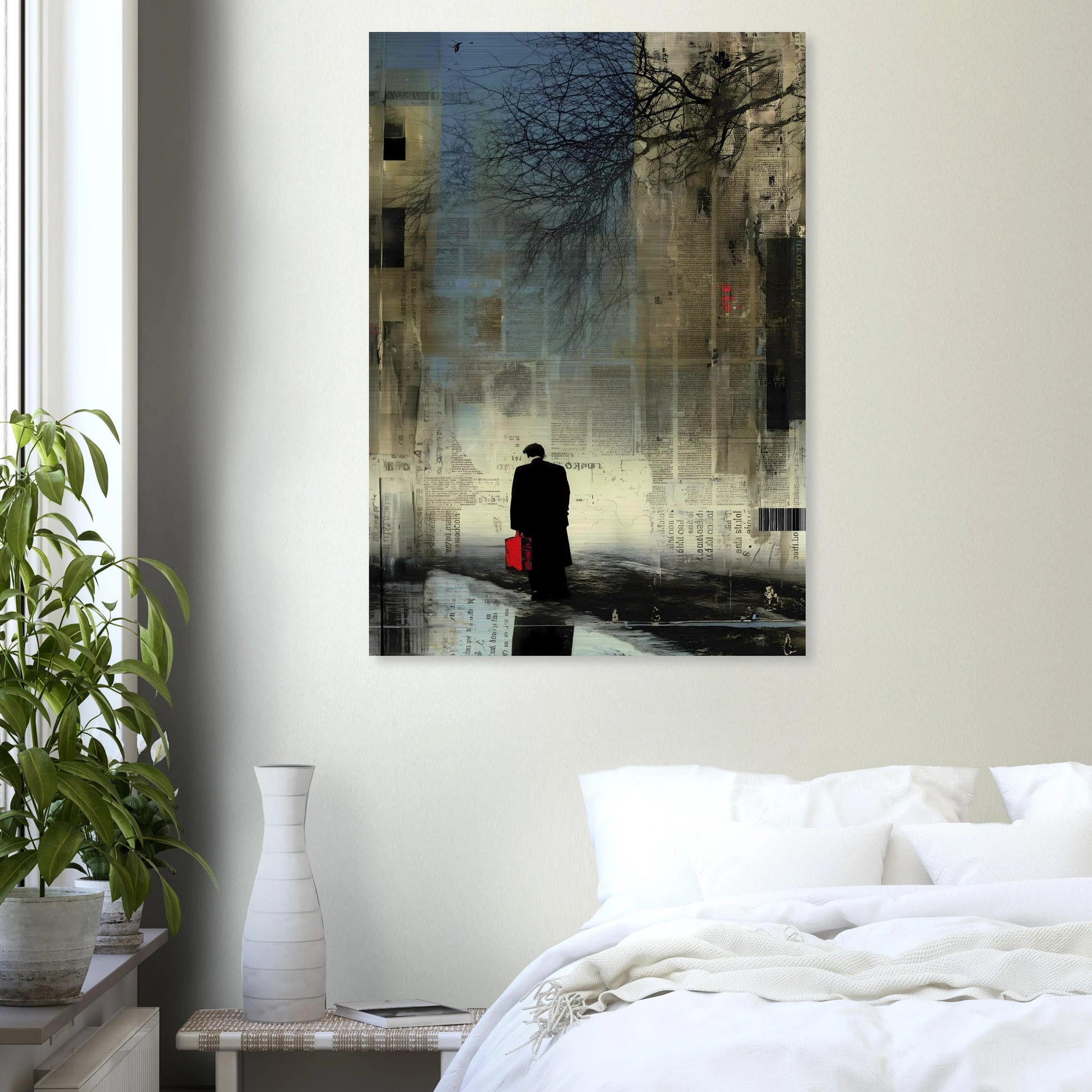 La Valise Rouge — tableau aluminium — vue 7 — art mural STNCL