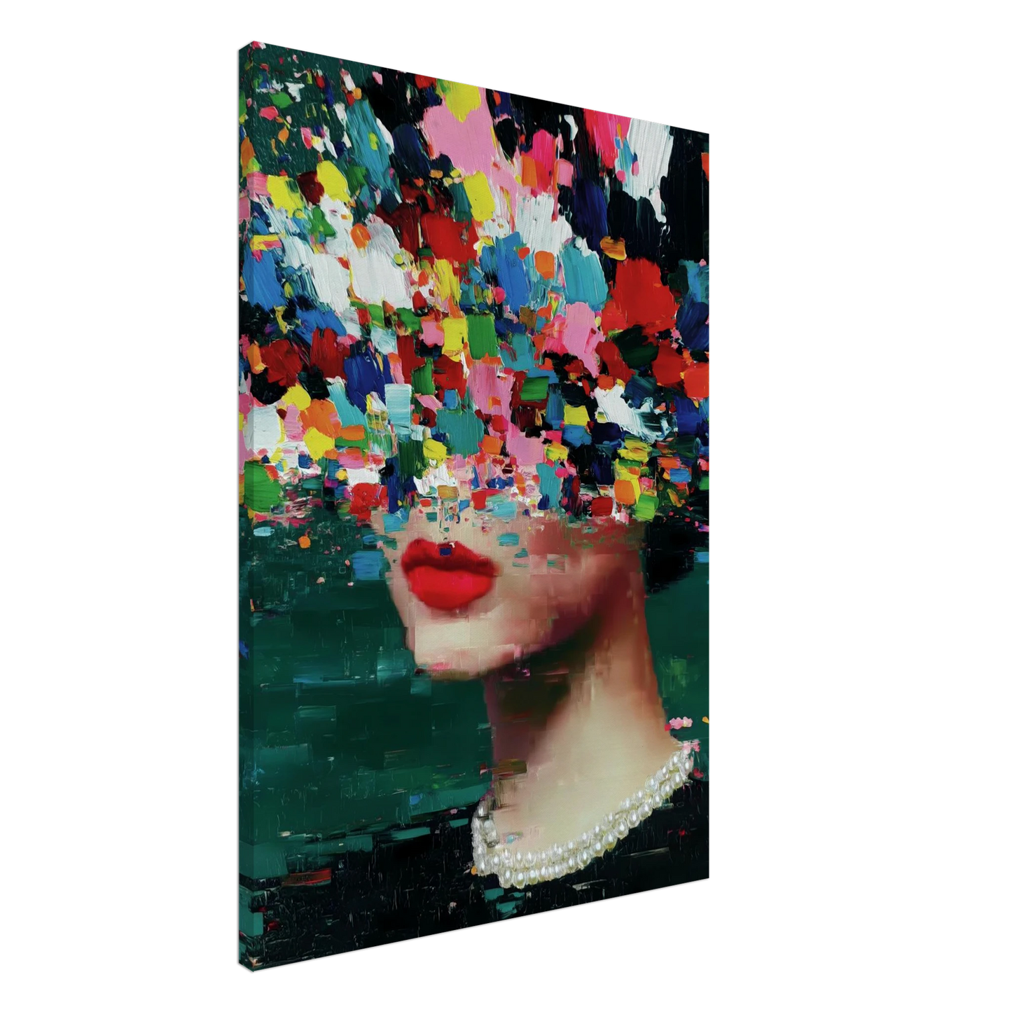 Sous les Fleurs — tableau sur toile — art mural STNCL