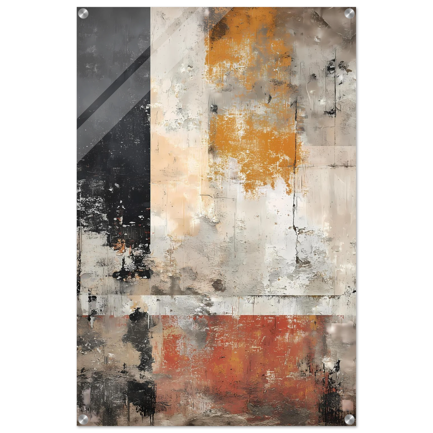 Champs de Patine — tableau plexiglas — vue 5 — art mural STNCL