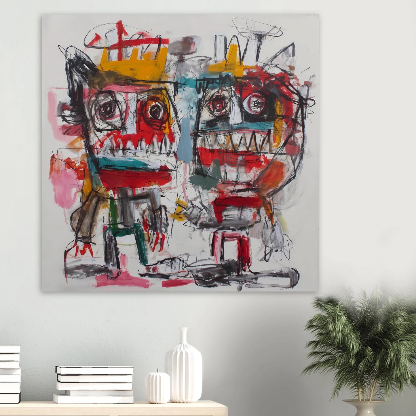 Rois Crânes — affiche d'art — vue 6 — art mural STNCL