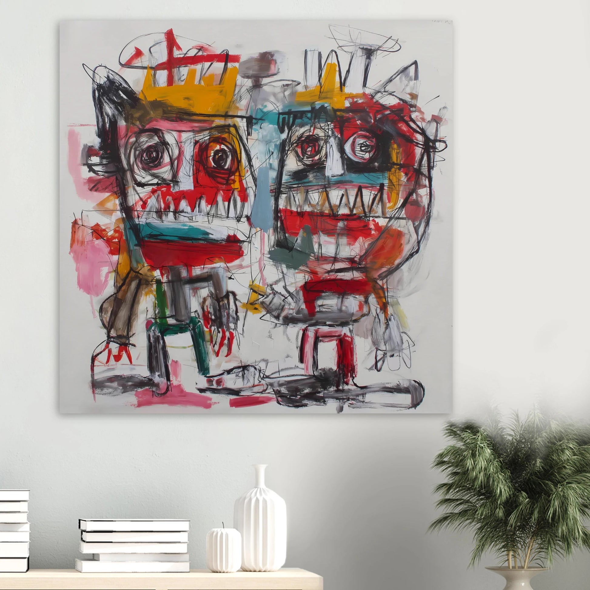 Rois Crânes — affiche d'art — vue 6 — art mural STNCL