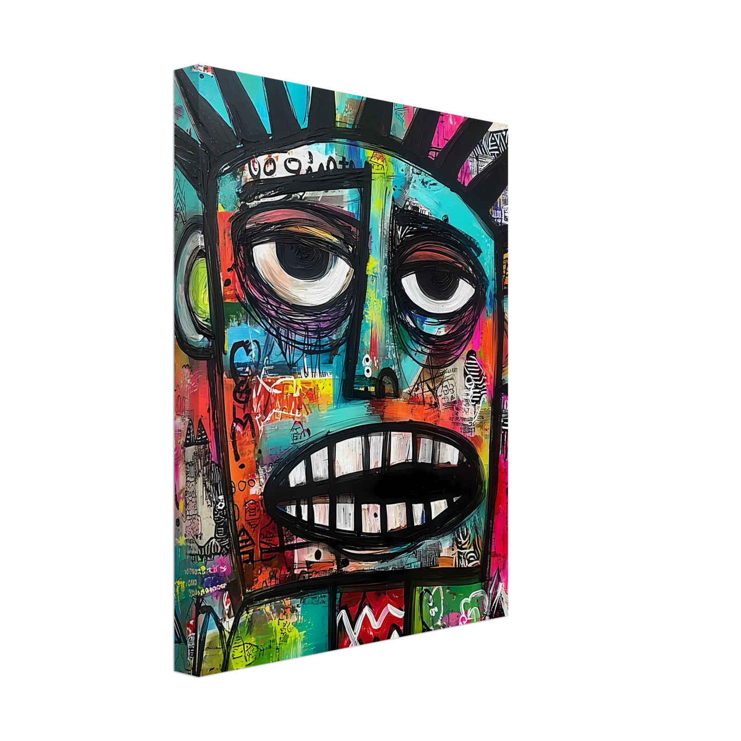 Le Cri Muet — tableau sur toile — vue 4 — art mural STNCL