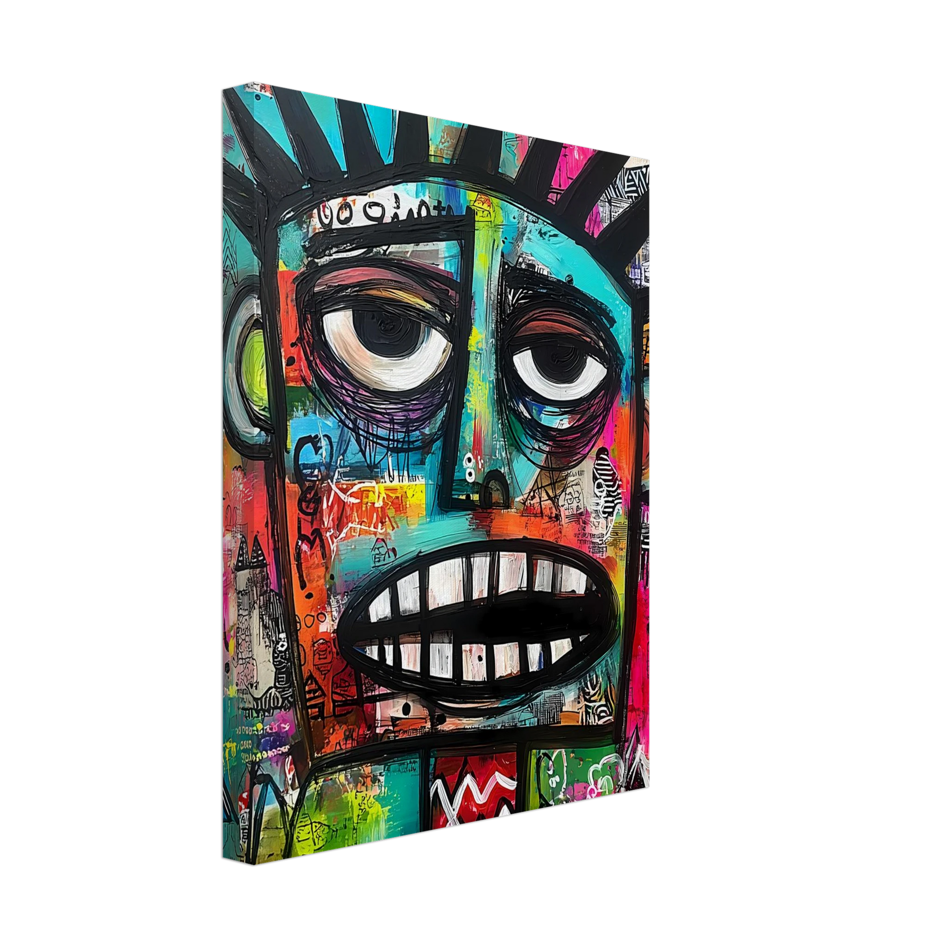 Le Cri Muet — tableau sur toile — vue 4 — art mural STNCL