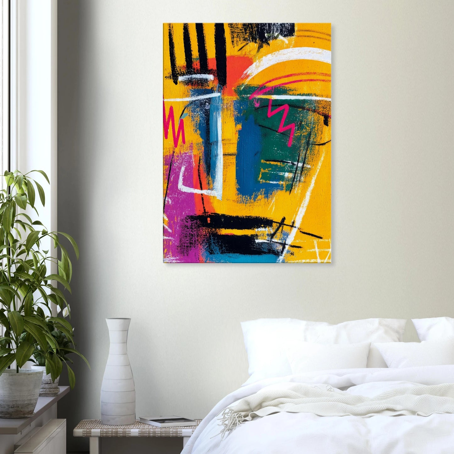 Griffures Solaires — tableau sur toile — vue 7 — art mural STNCL