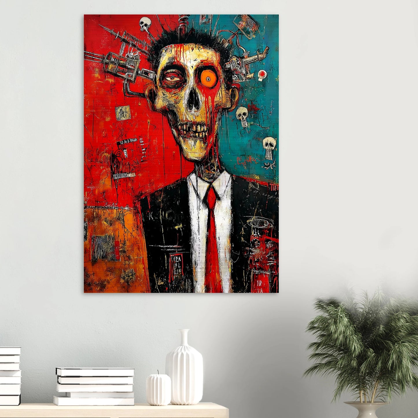 Cadre Mortel — tableau aluminium — vue 6 — art mural STNCL