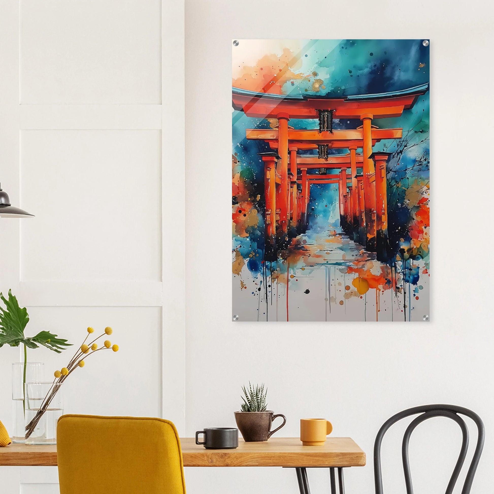 Le Sentier des Mille Portes — tableau plexiglas — vue 8 — art mural STNCL