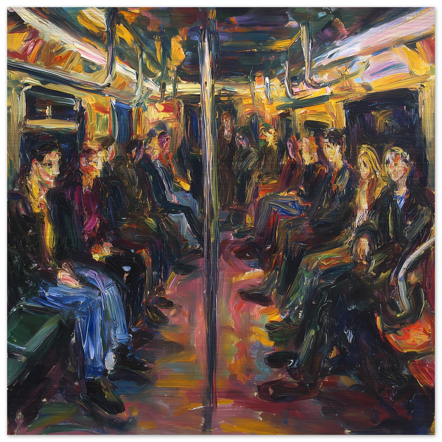 Rame du Soir — tableau aluminium — art mural STNCL
