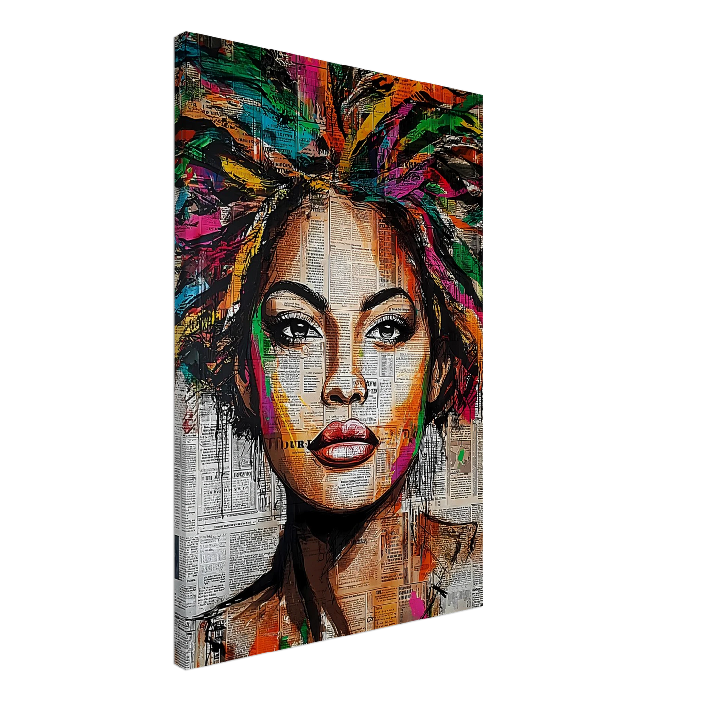 Tête d'Affiche — tableau sur toile — vue 2 — art mural STNCL
