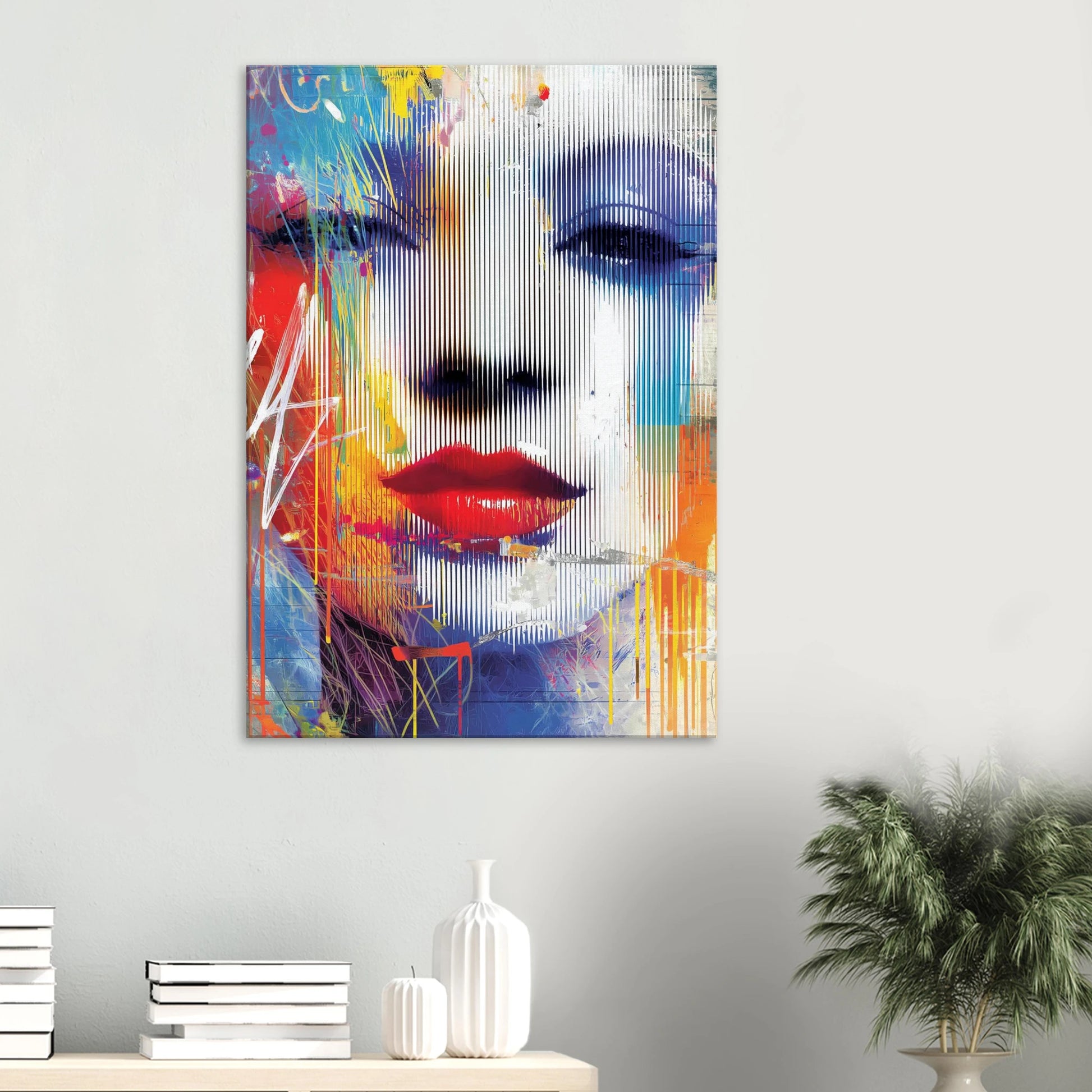 Derrière les Lignes — tableau sur toile — vue 6 — art mural STNCL