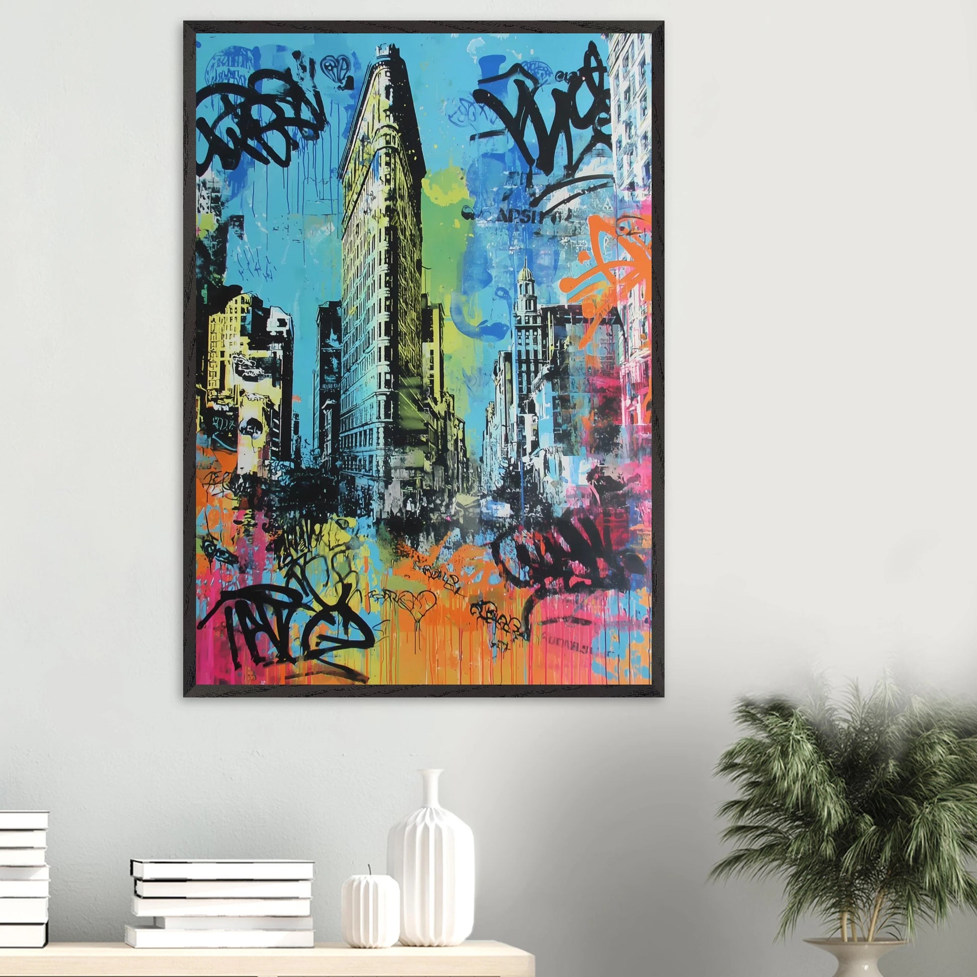 Proue de Manhattan — tableau encadré bois — vue 16 — art mural STNCL