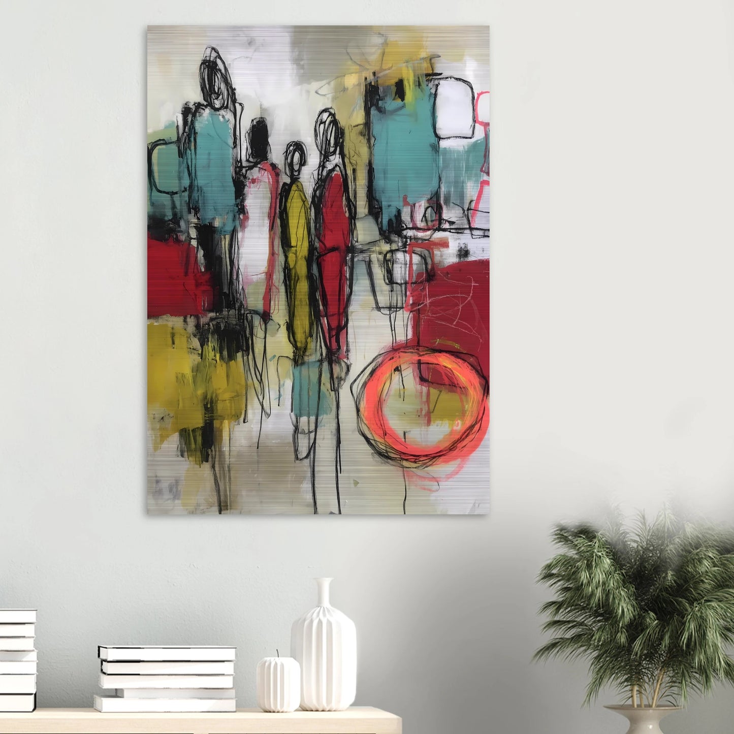 Sédiments d'un Été Brûlé — tableau aluminium — vue 6 — art mural STNCL