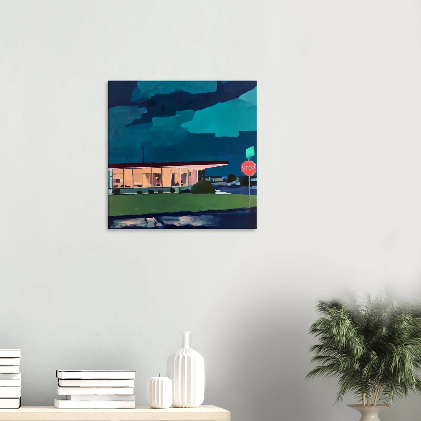 Lumière sur la Route — tableau sur toile — vue 5 — art mural STNCL