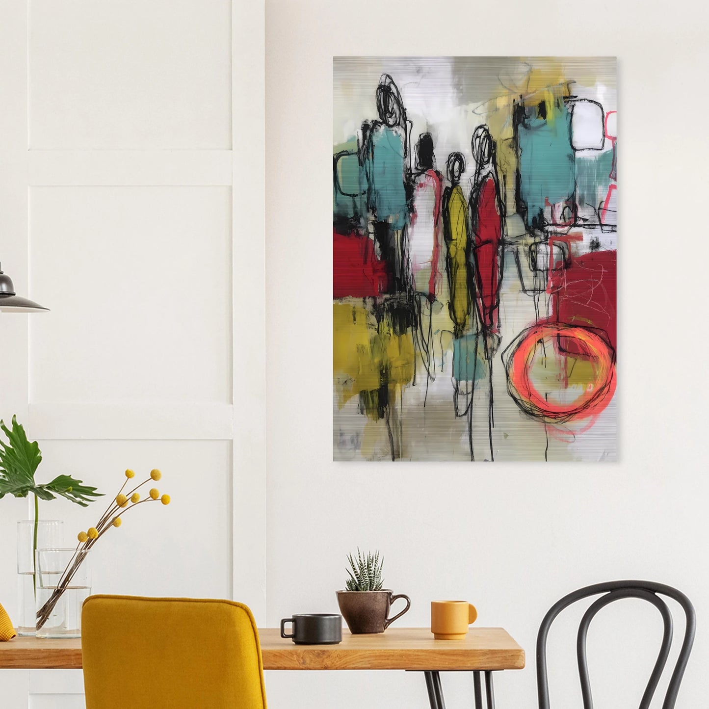 Sédiments d'un Été Brûlé — tableau aluminium — vue 8 — art mural STNCL