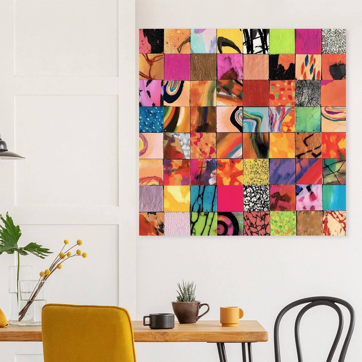 Damier des Matières — affiche d'art — vue 8 — art mural STNCL