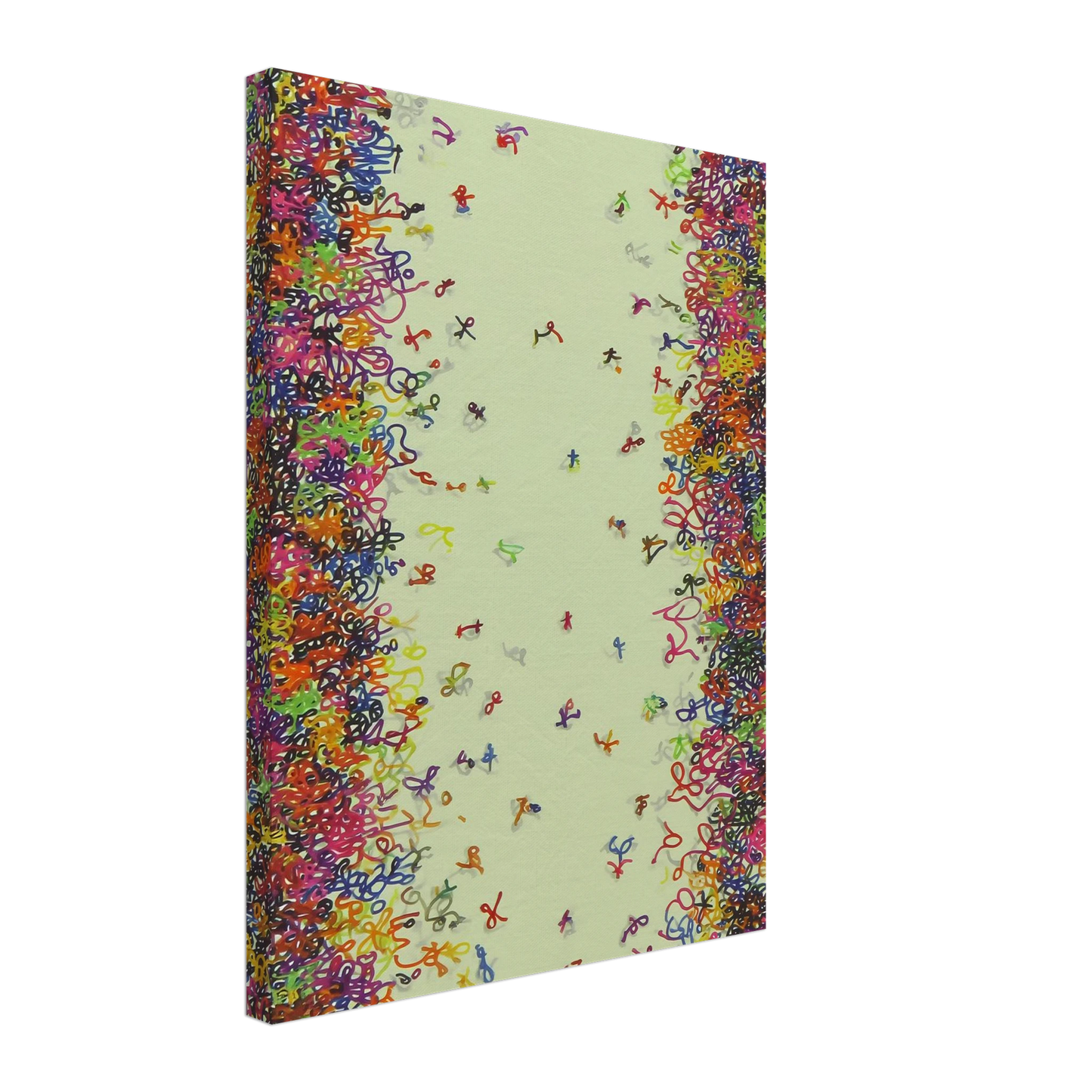 Nuée de Signes — tableau sur toile — vue 5 — art mural STNCL