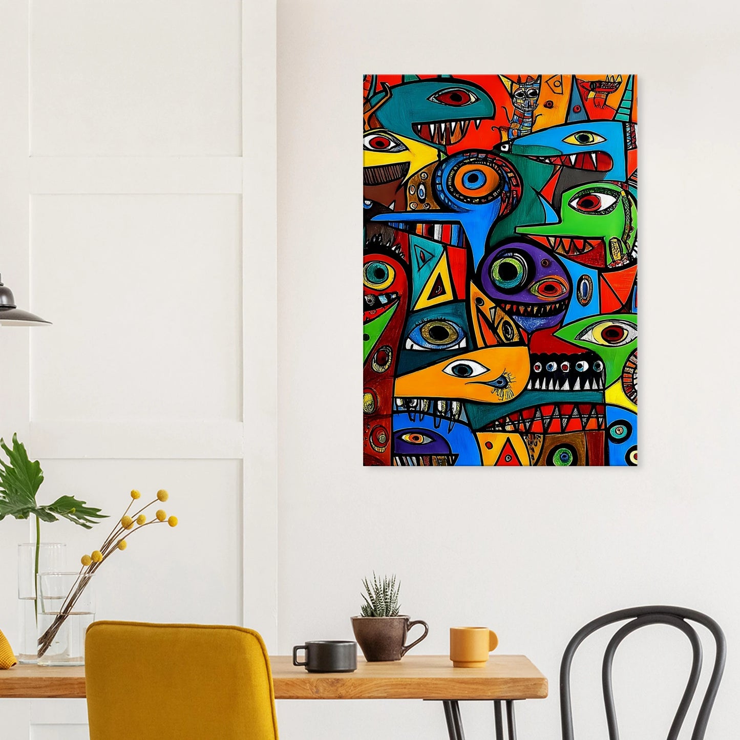 Prolifération — tableau sur toile — vue 8 — art mural STNCL