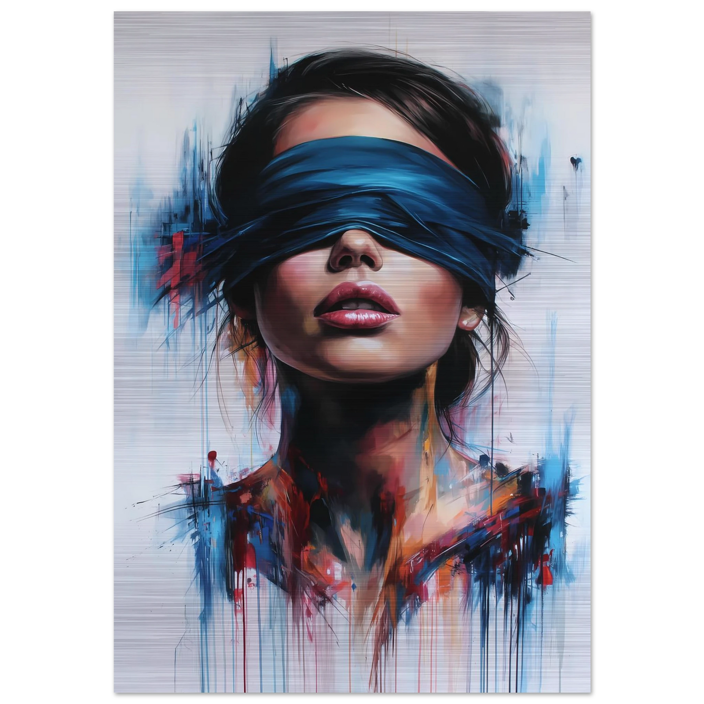 Sous le Bandeau — tableau aluminium — art mural STNCL