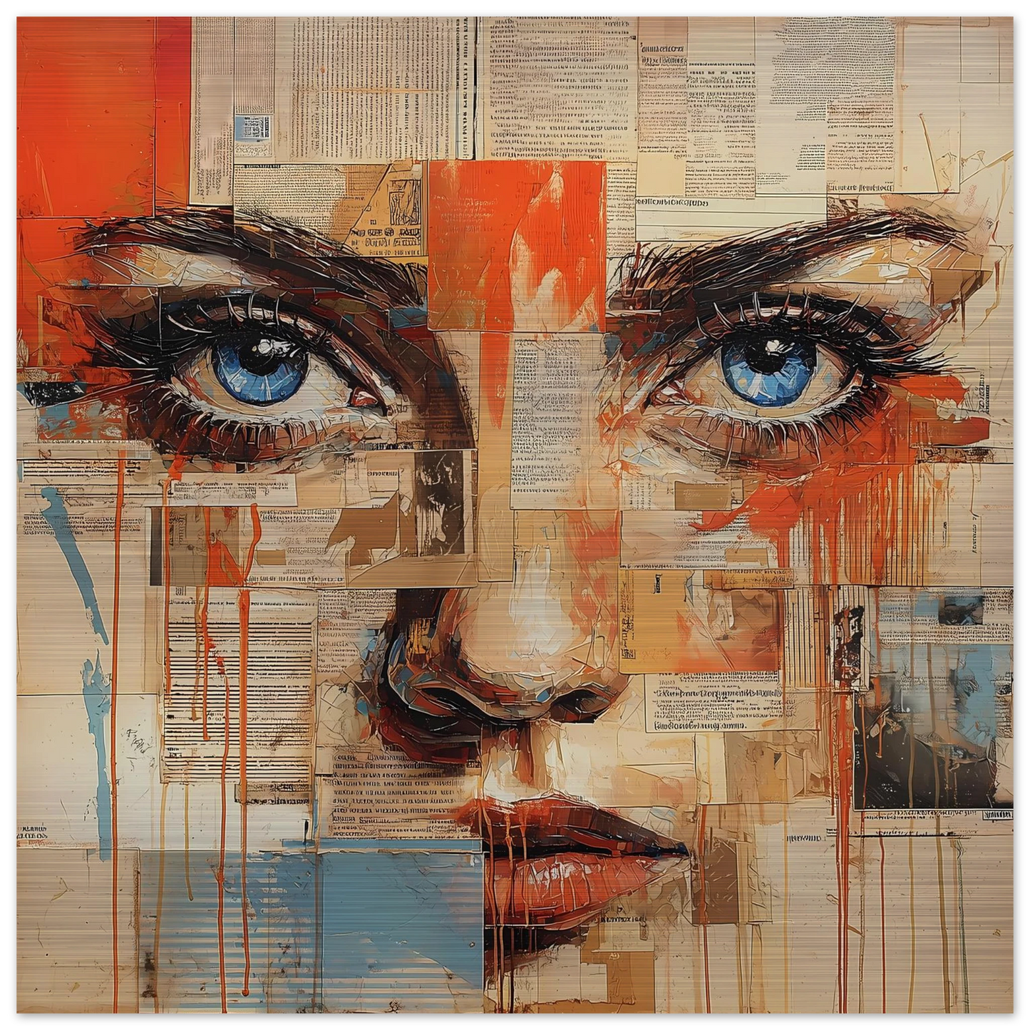 Sur les Pages — tableau aluminium — art mural STNCL