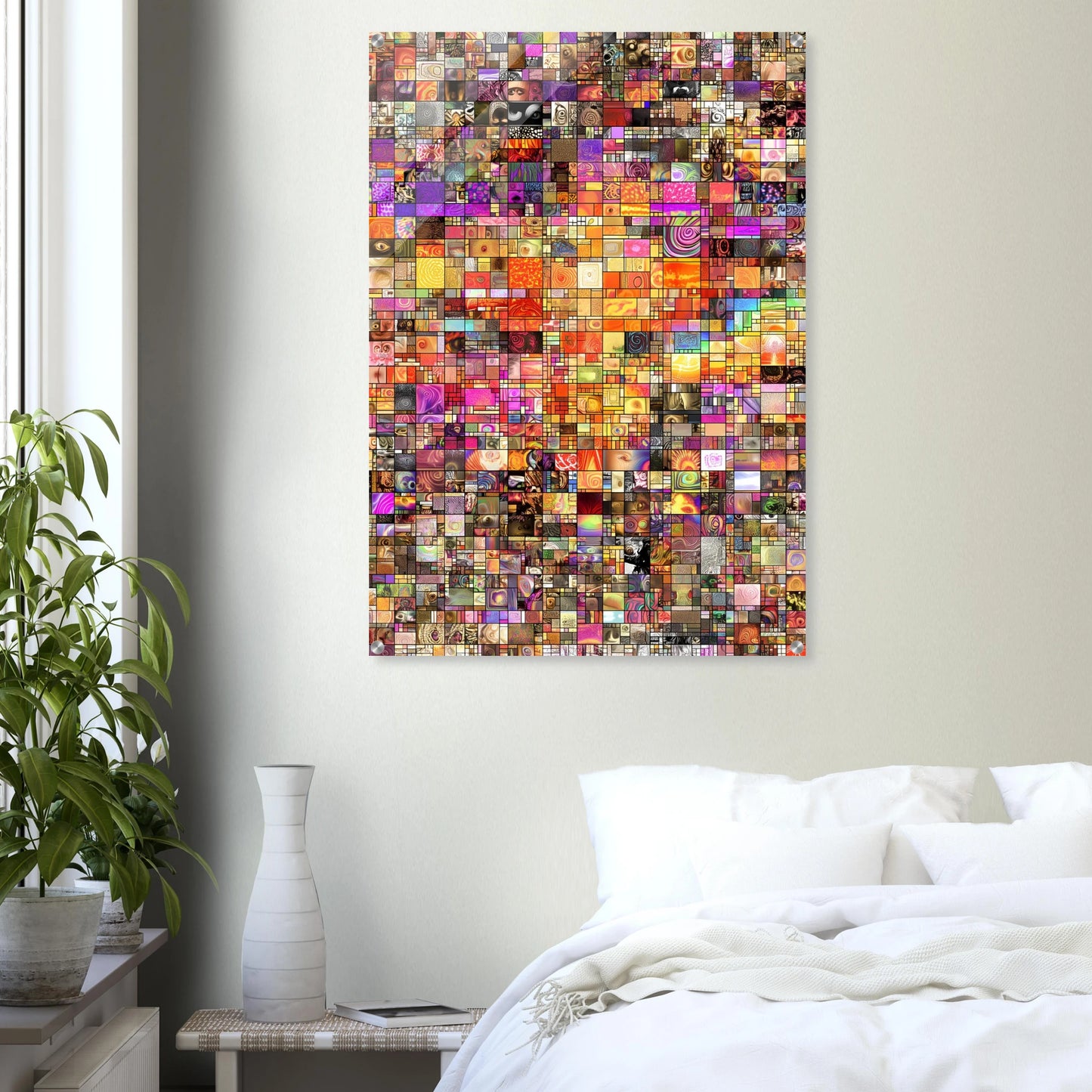 Mosaïque des Mille Mondes — tableau plexiglas — vue 7 — art mural STNCL