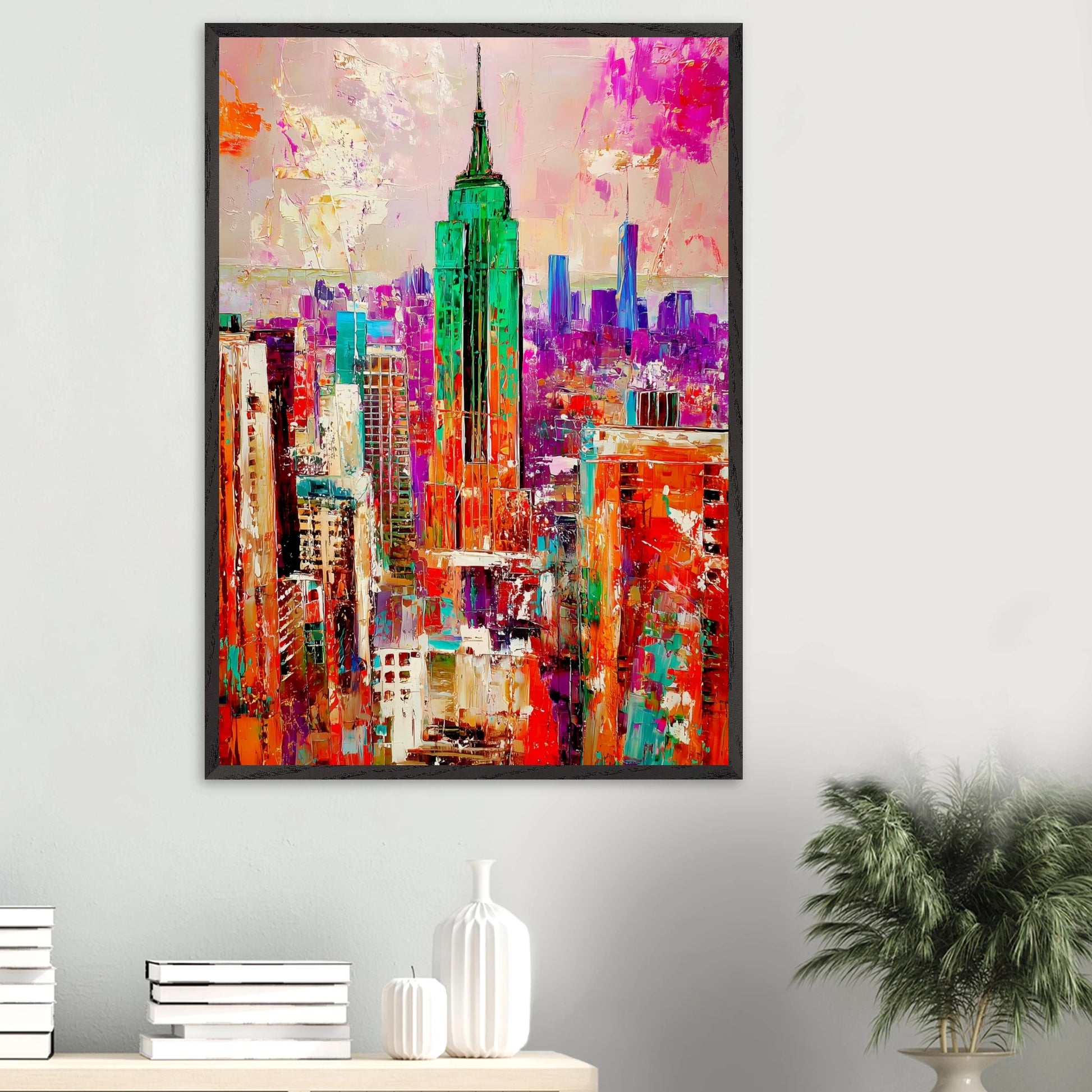 New York en Couleurs — tableau encadre bois — vue 16 — art mural STNCL