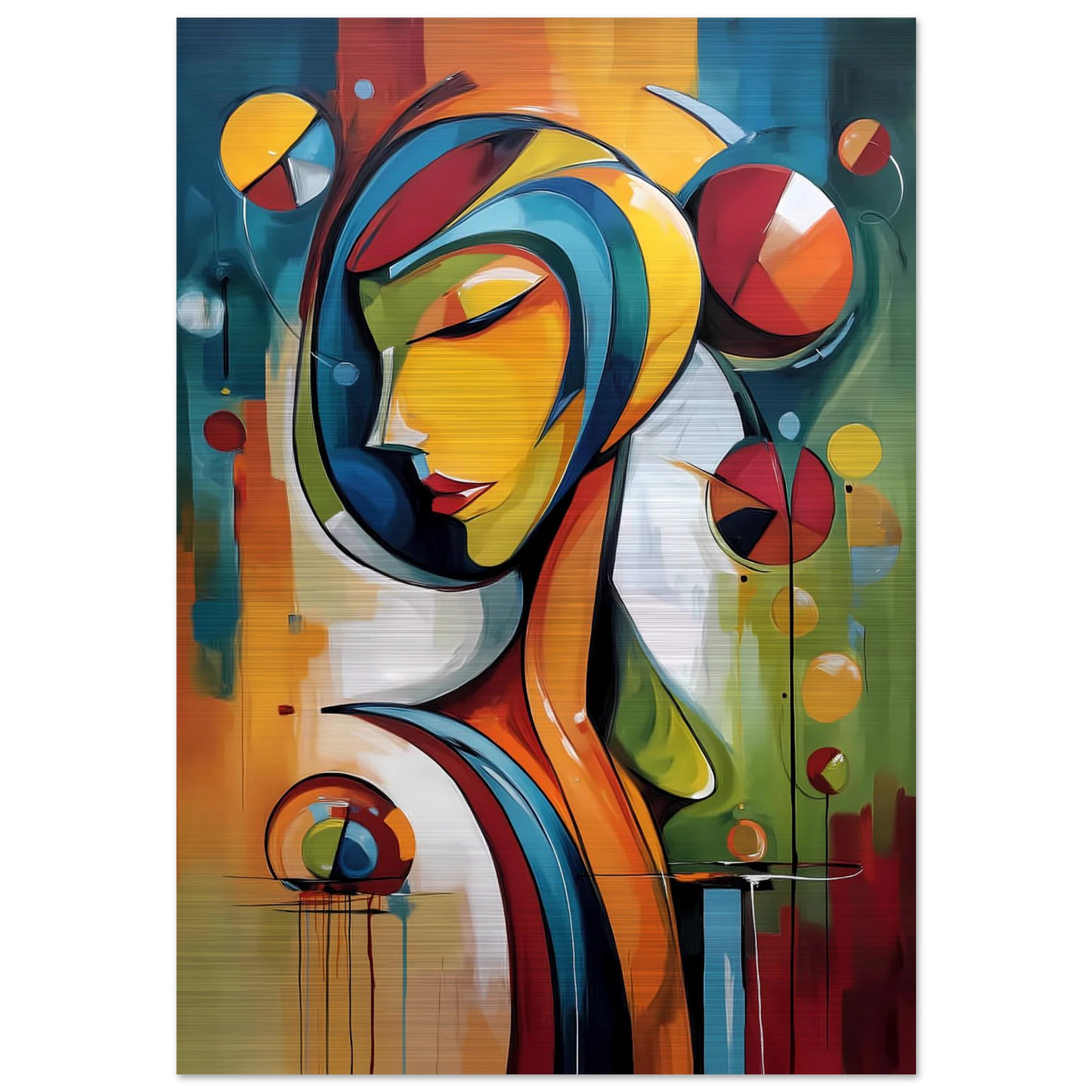 Rêverie Géométrique — tableau aluminium — art mural STNCL