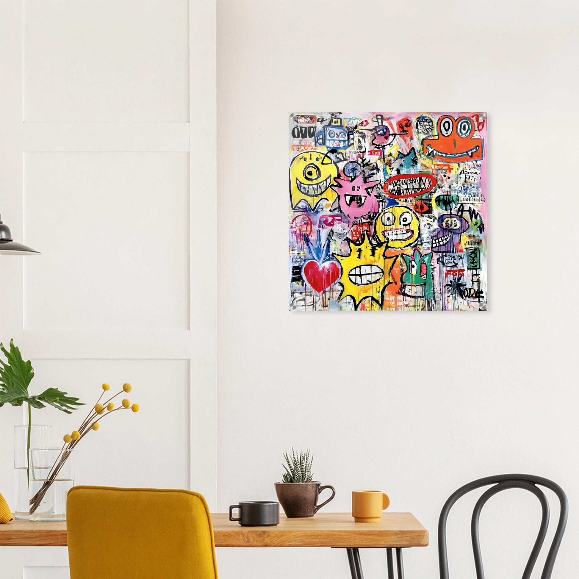 Le Mur aux Monstres — tableau plexiglas — vue 7 — art mural STNCL