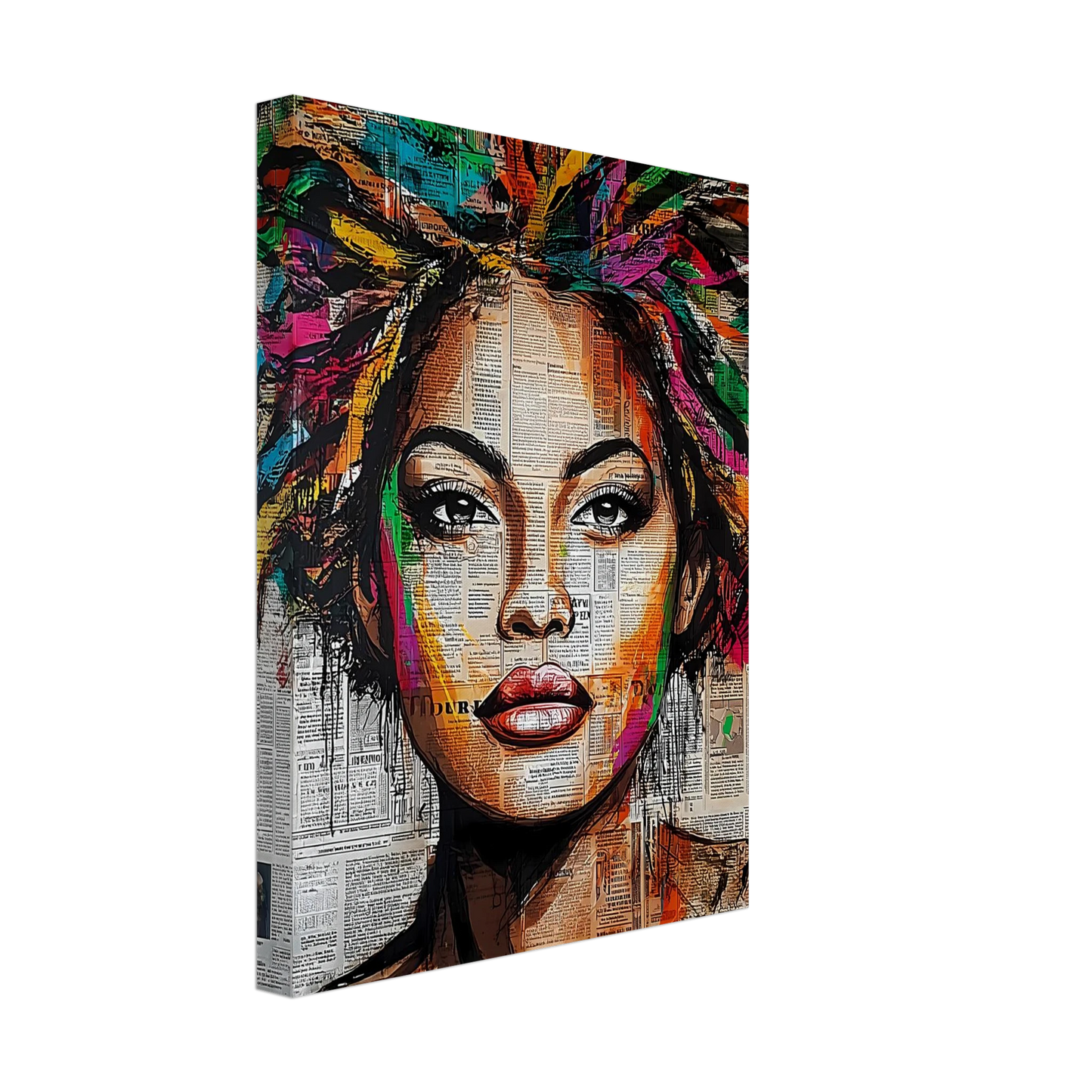 Tête d'Affiche — tableau sur toile — vue 4 — art mural STNCL