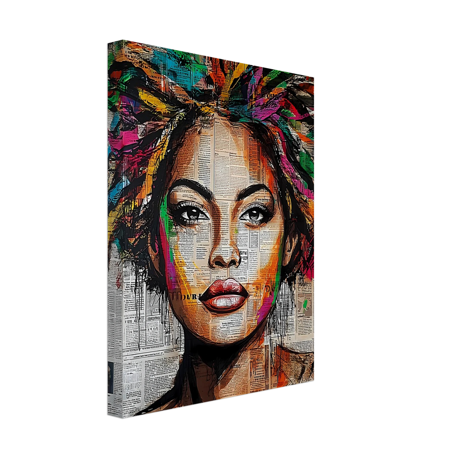 Tête d'Affiche — tableau sur toile — vue 4 — art mural STNCL
