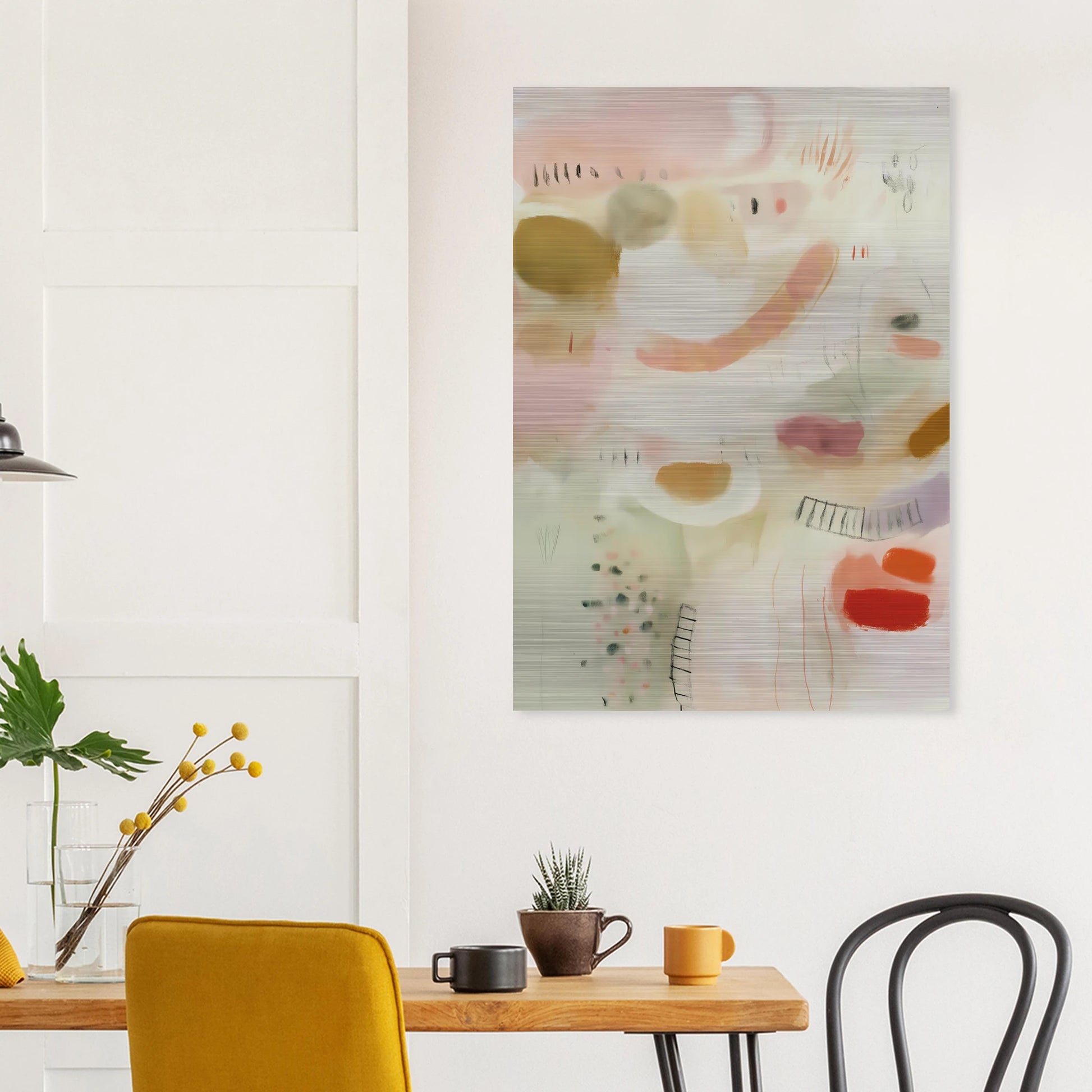Murmures Pastel — tableau aluminium — vue 8 — art mural STNCL