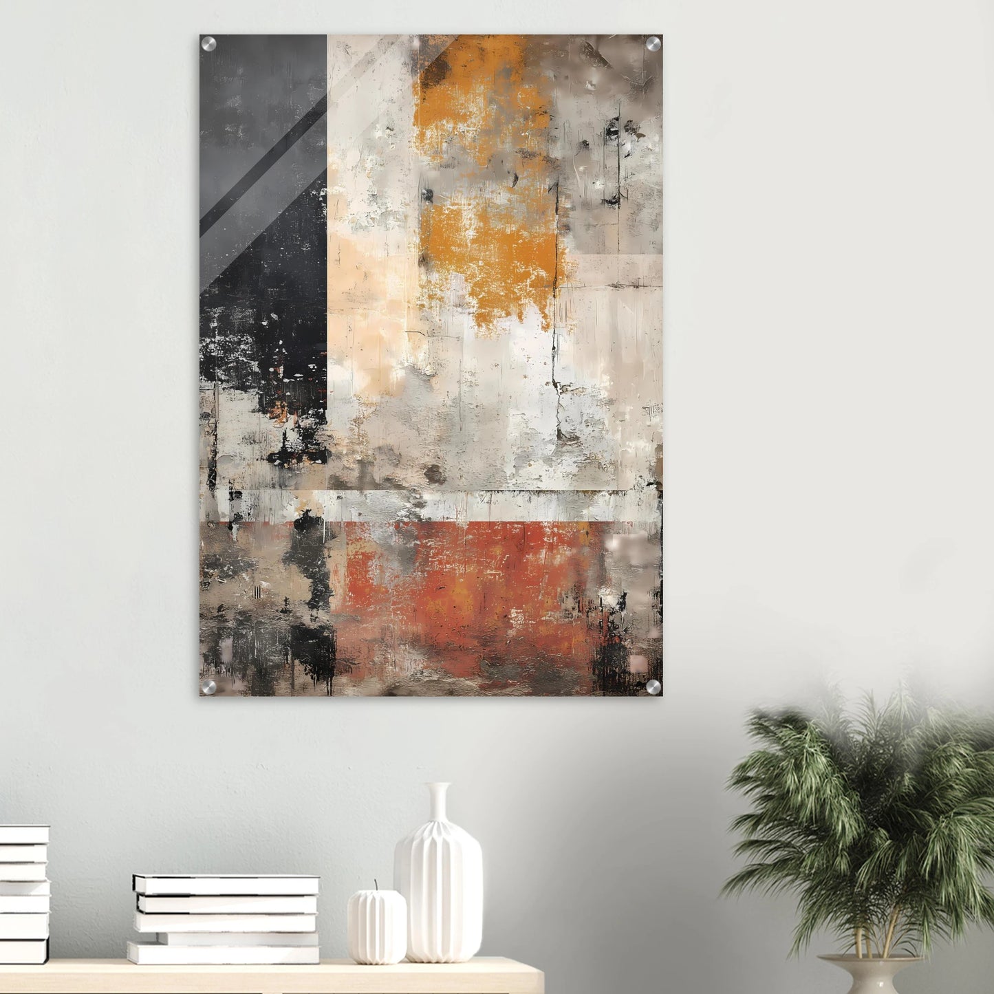 Champs de Patine — tableau plexiglas — vue 6 — art mural STNCL