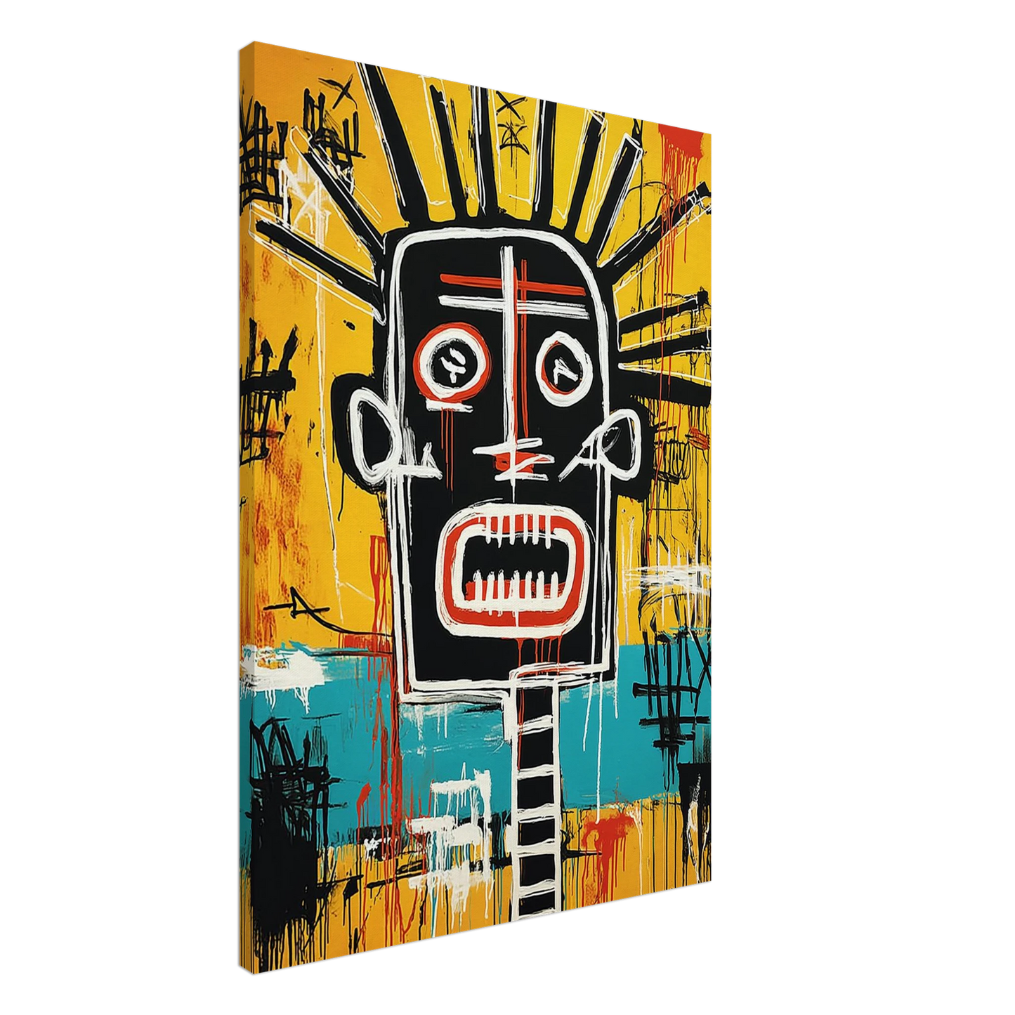 Tête Solaire — tableau sur toile — art mural STNCL
