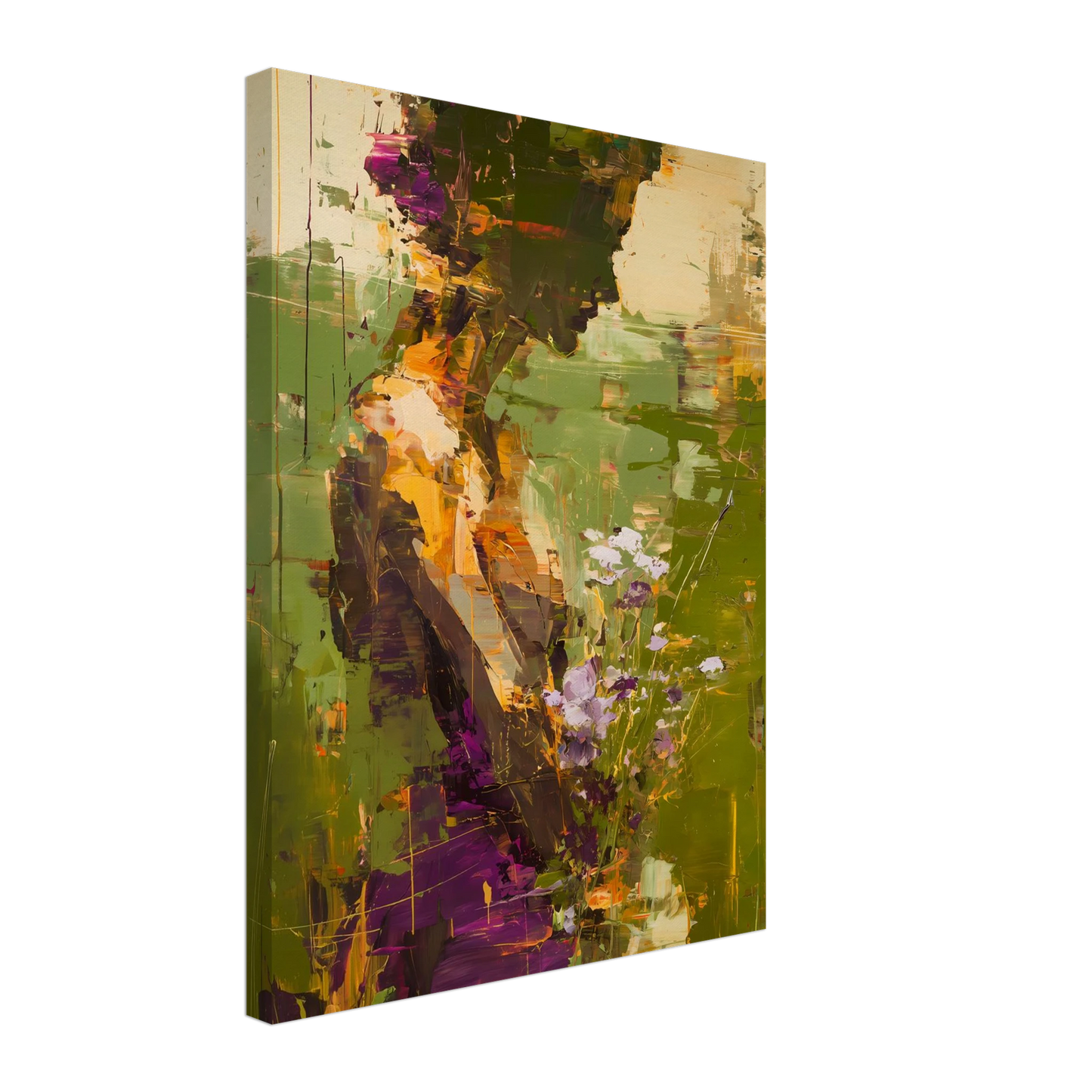 Dans les Herbes Hautes — tableau sur toile — vue 5 — art mural STNCL