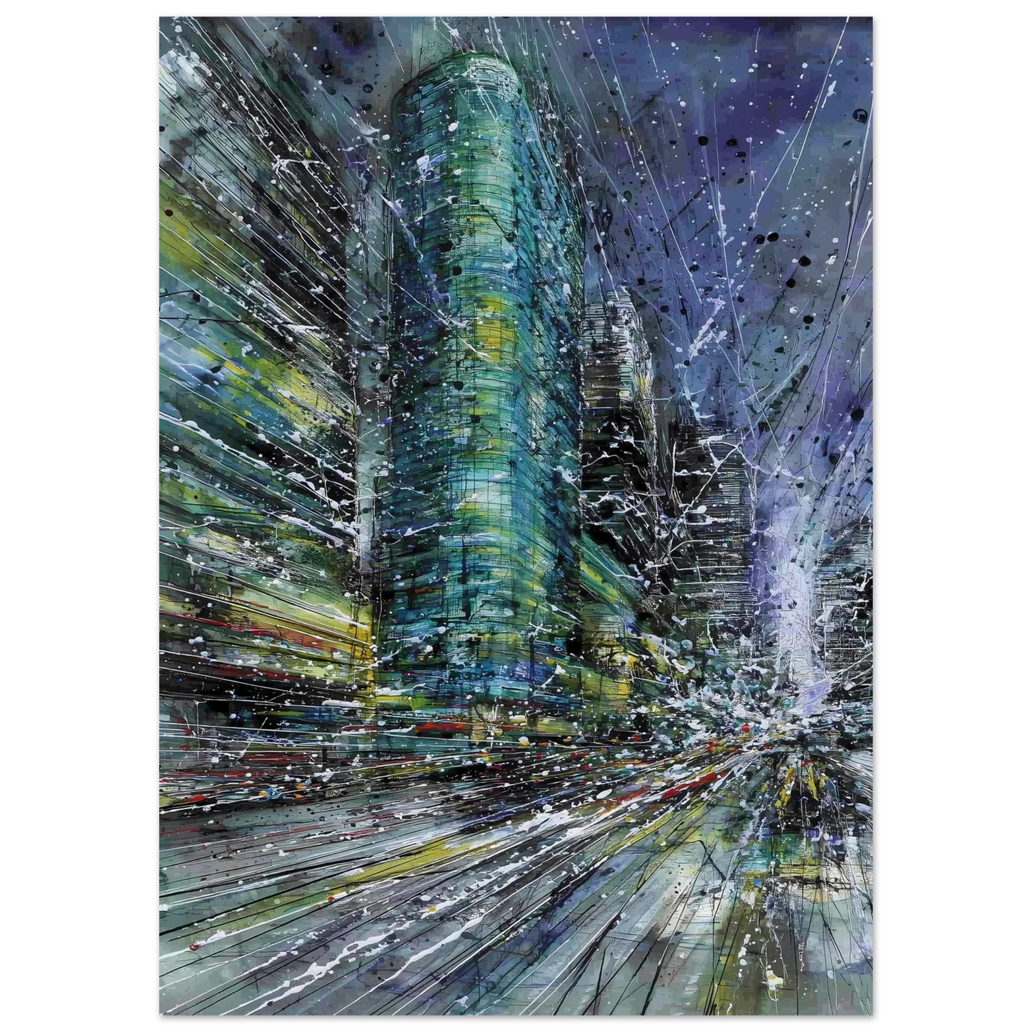 Vertige de la Cité — affiche d'art — vue 5 — art mural STNCL