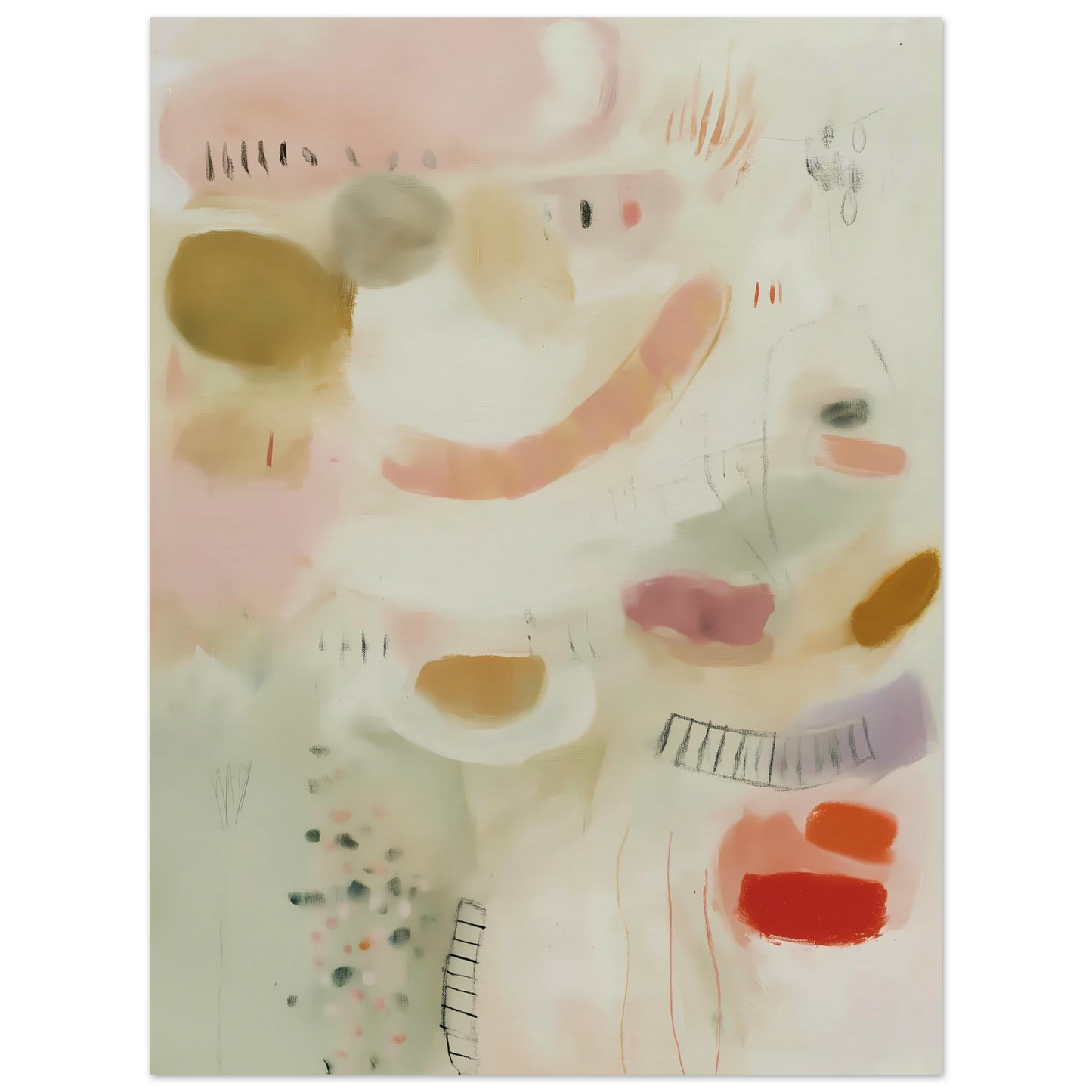 Murmures Pastel — affiche d'art — vue 2 — art mural STNCL