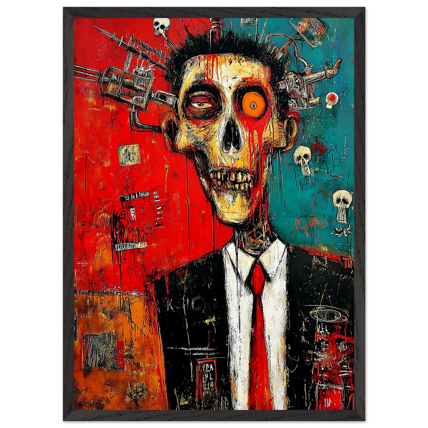 Cadre Mortel — tableau encadre bois — vue 10 — art mural STNCL