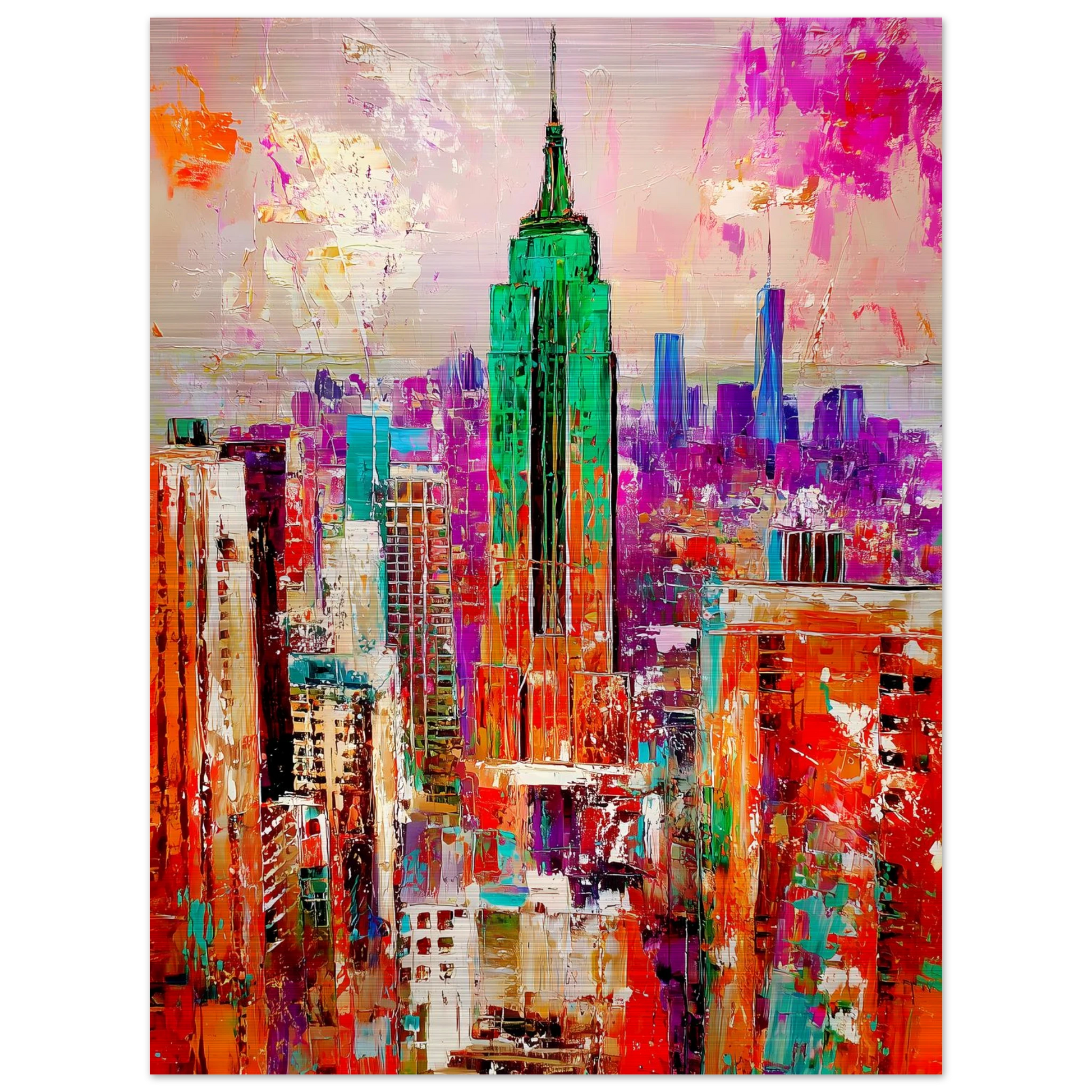New York en Couleurs — tableau aluminium — vue 5 — art mural STNCL
