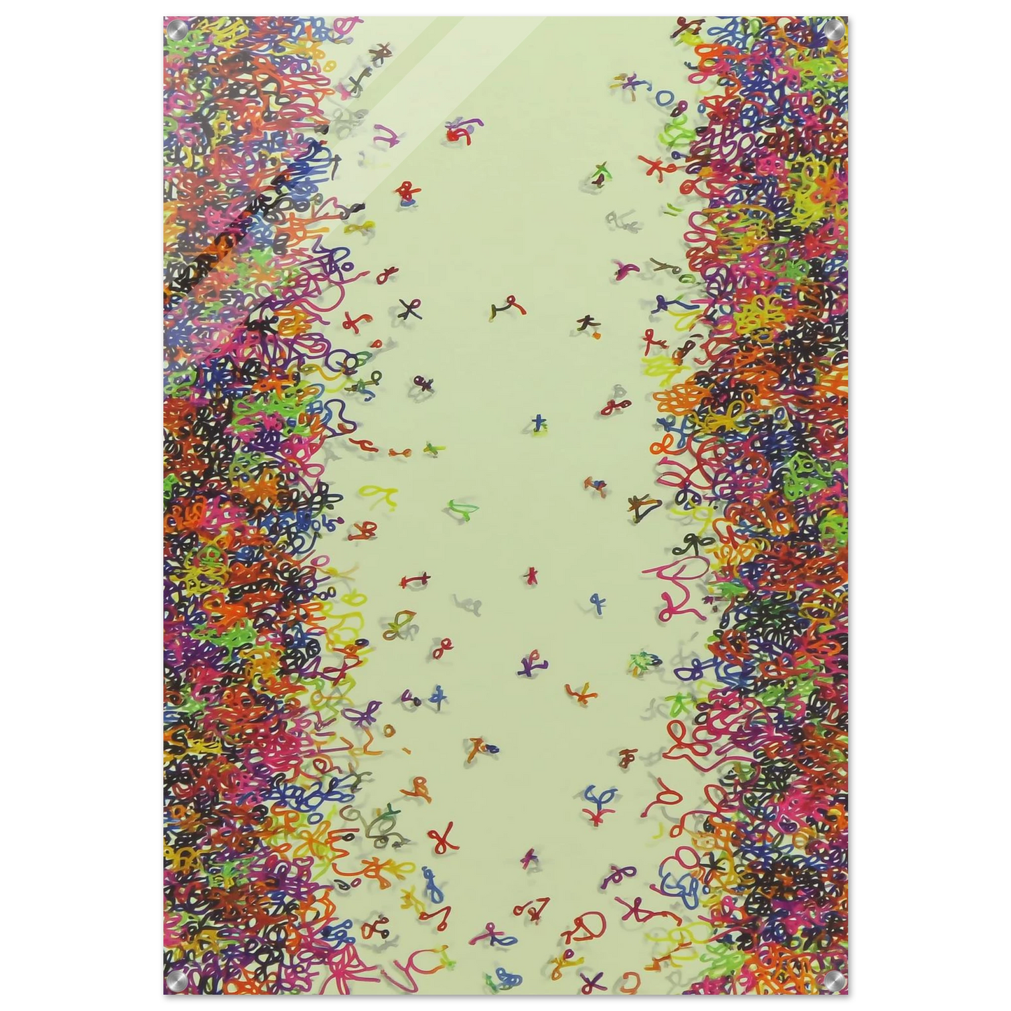La Fête des Signes — tableau plexiglas — art mural STNCL