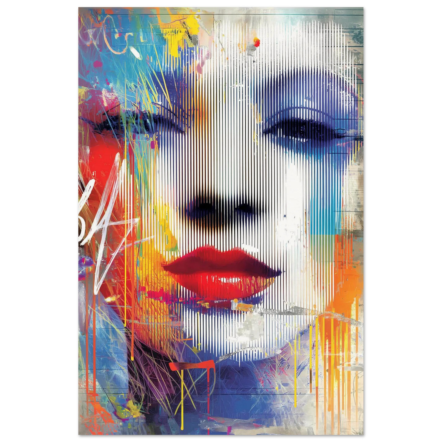 Derrière les Lignes — affiche d'art — vue 4 — art mural STNCL