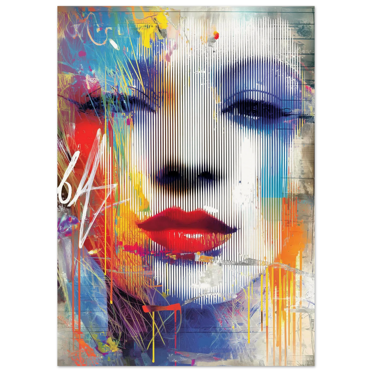 Derrière les Lignes — affiche d'art — vue 5 — art mural STNCL
