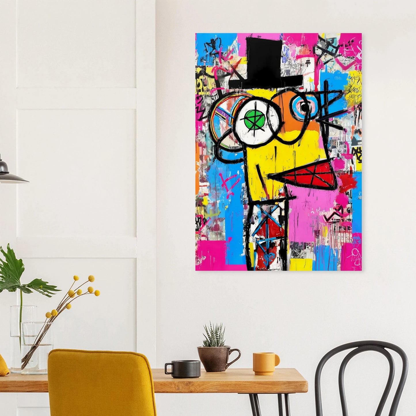 L'Homme au Chapeau Noir — affiche d'art — vue 8 — art mural STNCL