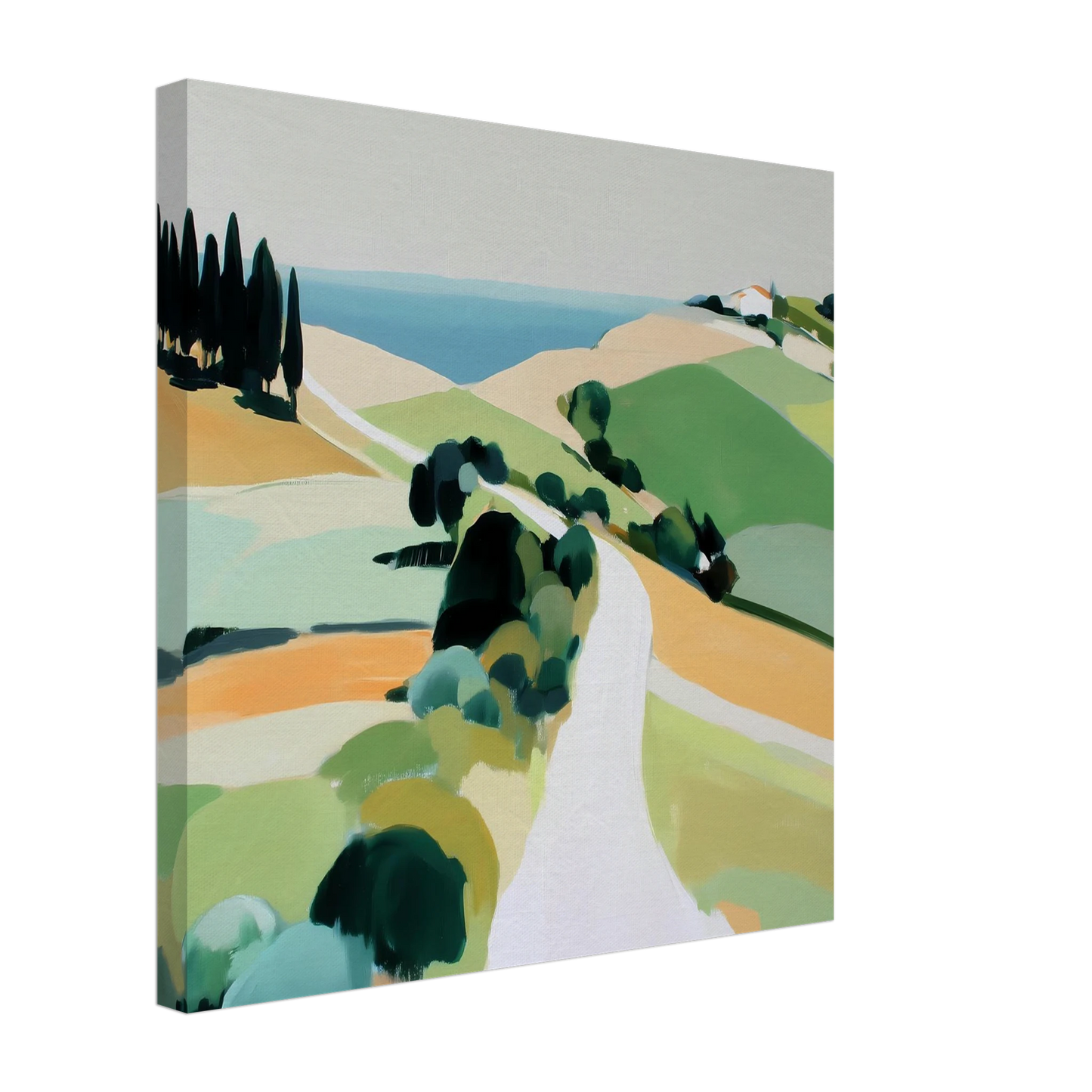 Chemin vers la Mer — tableau sur toile — vue 4 — art mural STNCL
