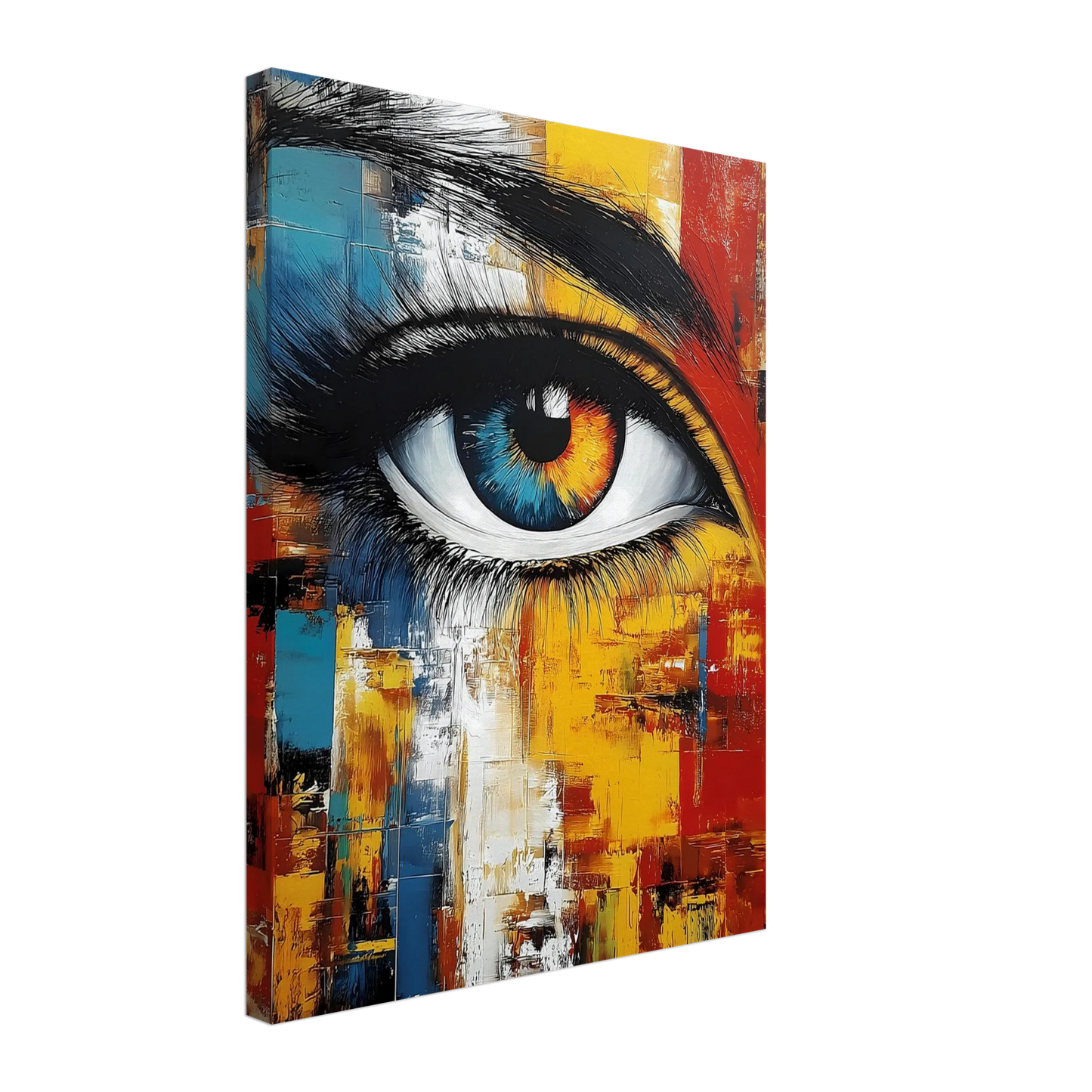 L'Œil Hétérochrome — tableau sur toile — vue 5 — art mural STNCL