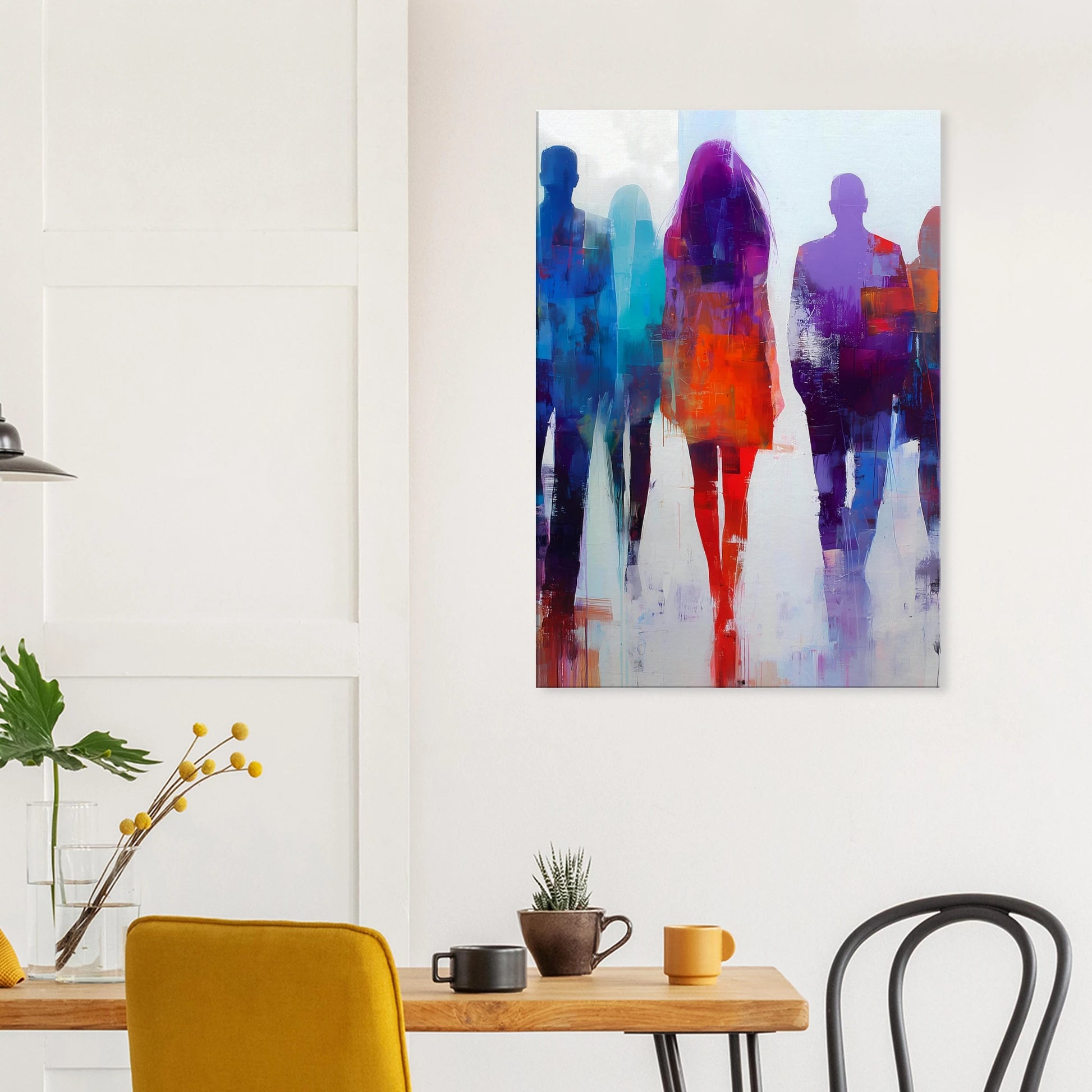 Présences Lumineuses — tableau sur toile — vue 8 — art mural STNCL