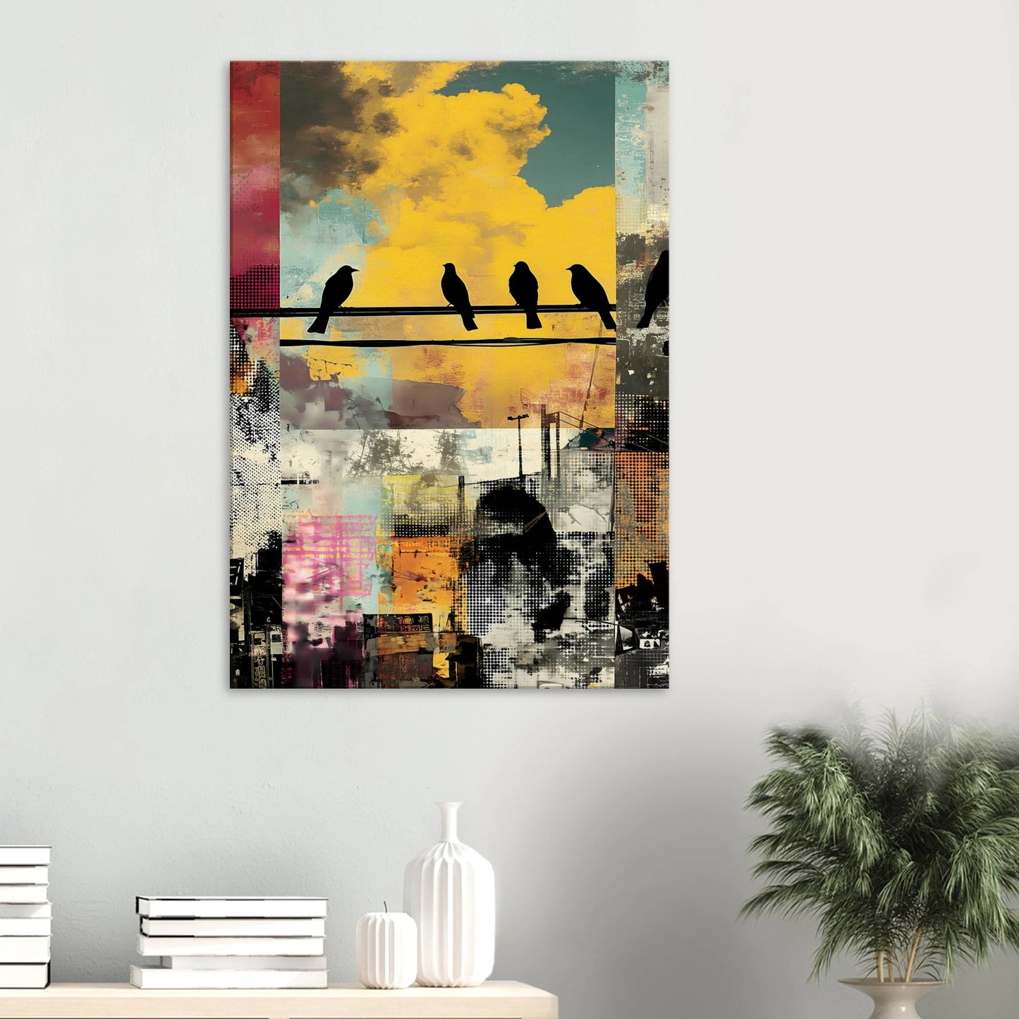 Perchoir Urbain — tableau sur toile — vue 6 — art mural STNCL