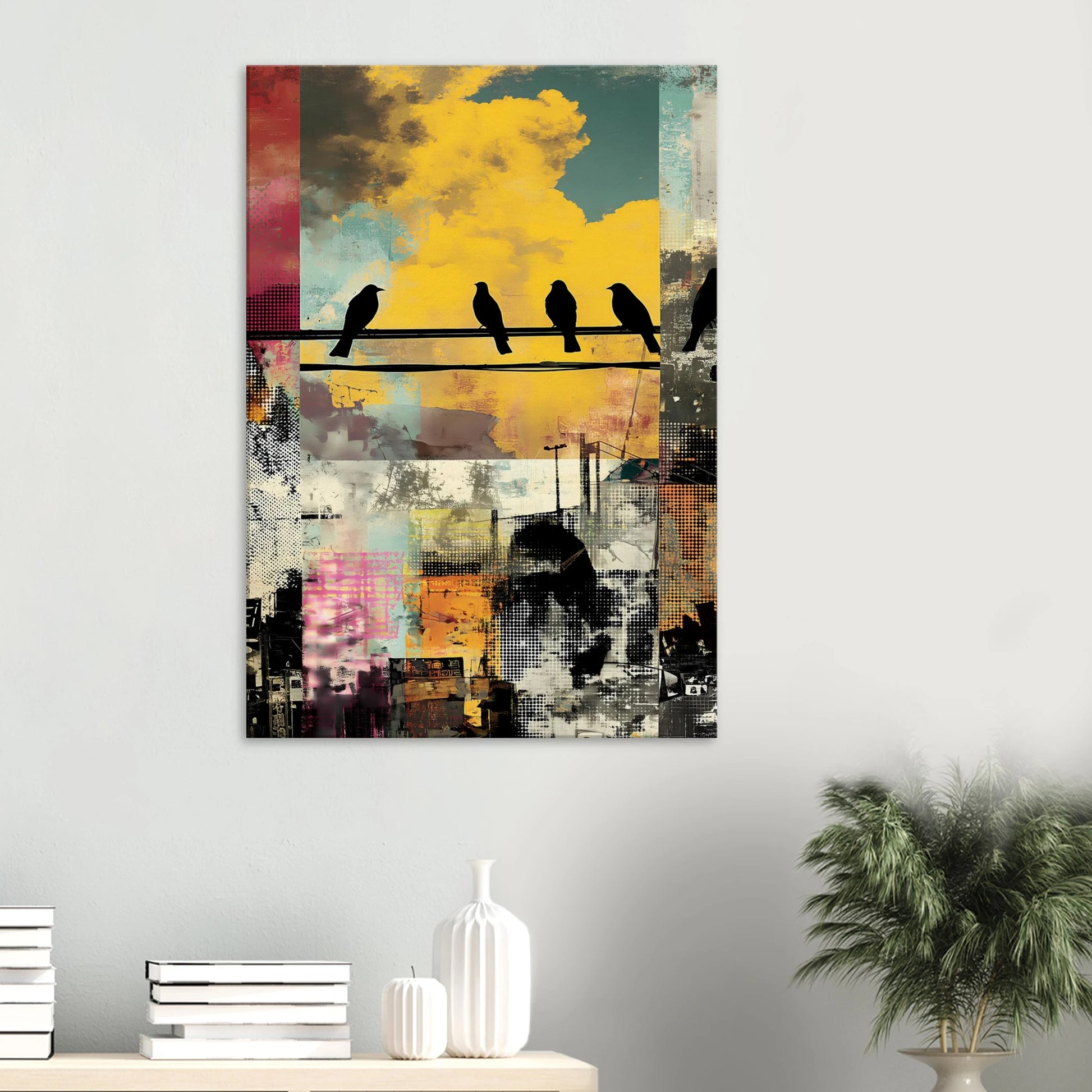 Perchoir Urbain — tableau sur toile — vue 6 — art mural STNCL