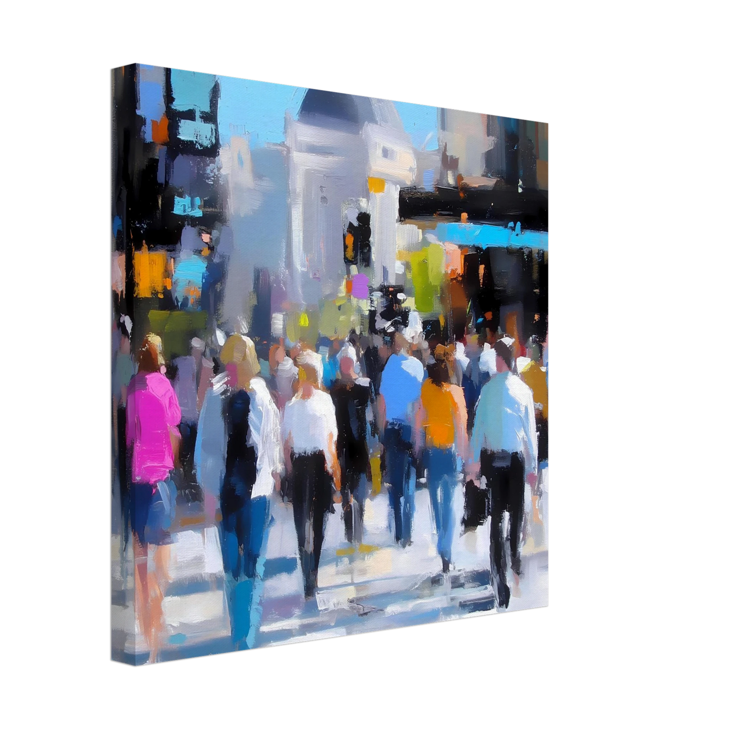 Traversée de Midi — tableau sur toile — vue 3 — art mural STNCL