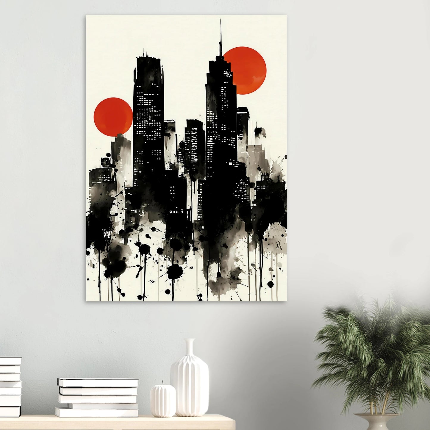 Ville d'Encre — affiche d'art — vue 6 — art mural STNCL
