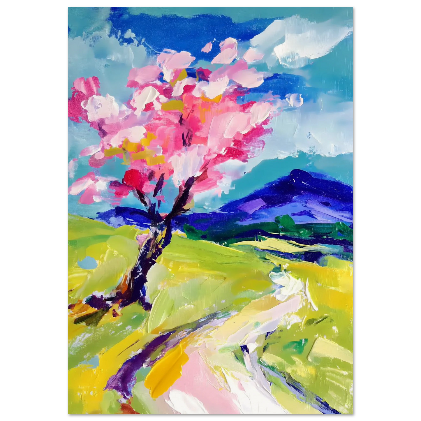 L'Arbre en Fleurs — affiche d'art — art mural STNCL