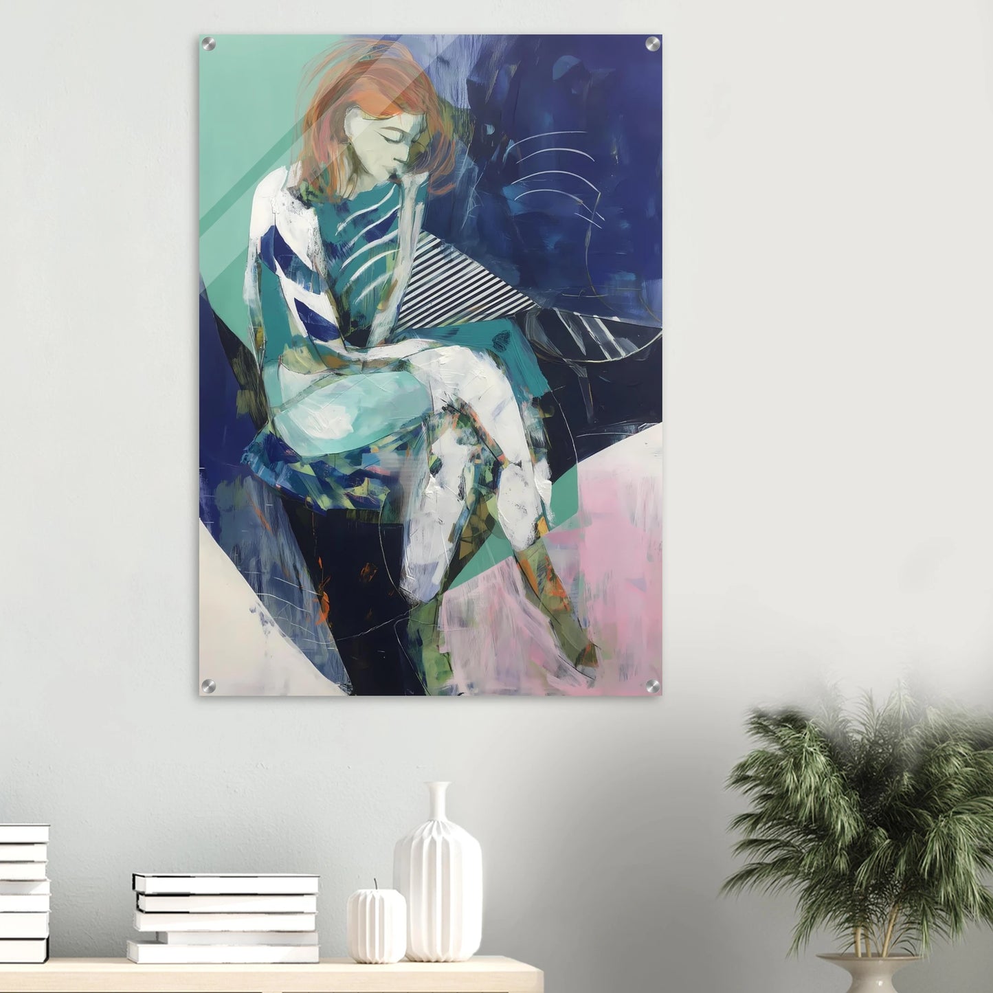 Songe au Repos — tableau plexiglas — vue 6 — art mural STNCL