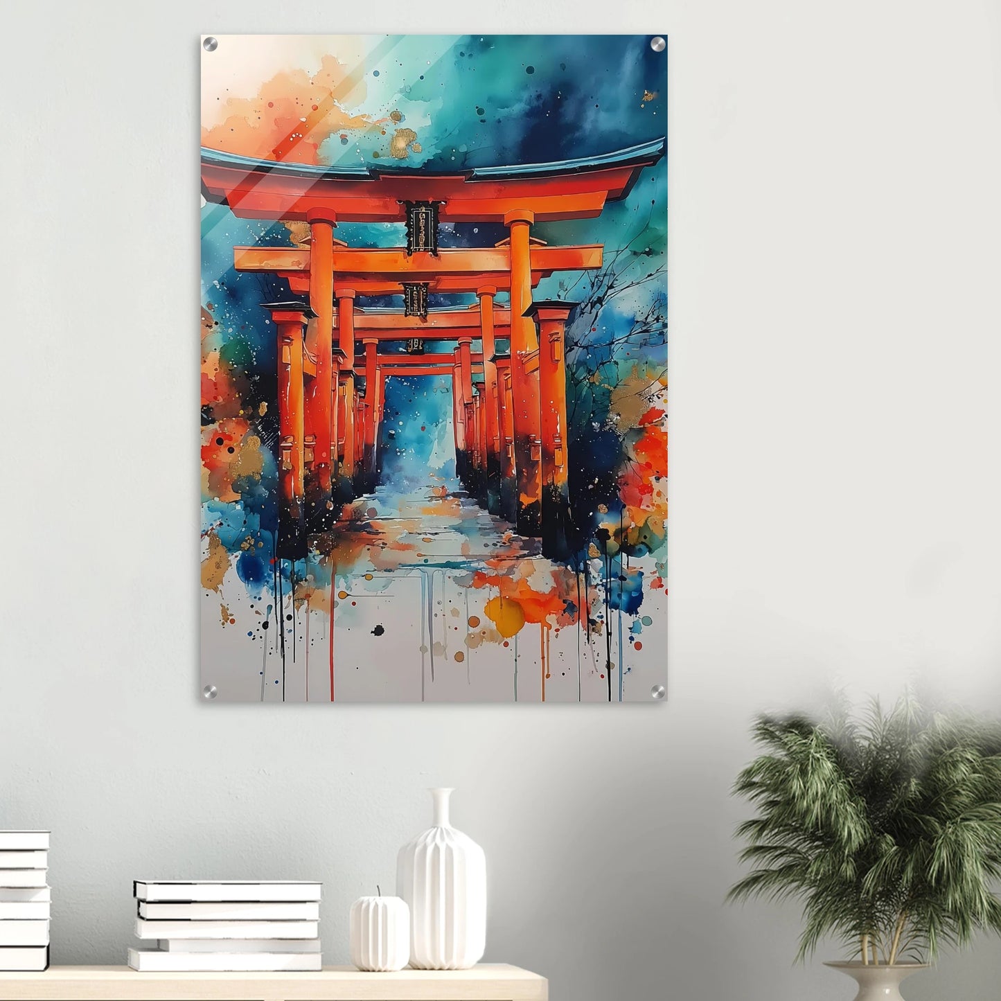 Le Sentier des Mille Portes — tableau plexiglas — vue 6 — art mural STNCL